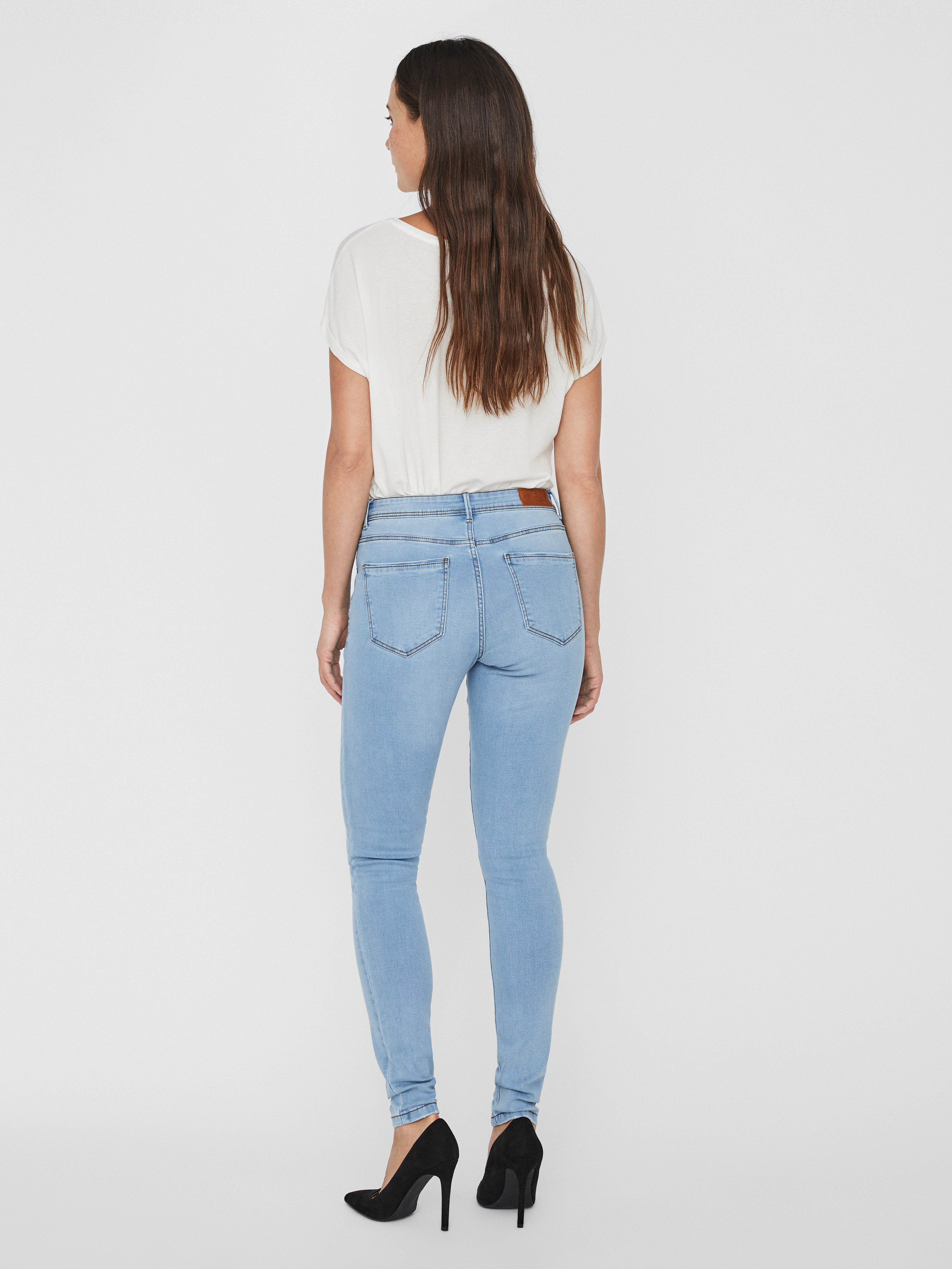 Vero Moda Skinny-fit-Jeans VMTANYA MR S PIPING JEANS VI352 GA NOOS