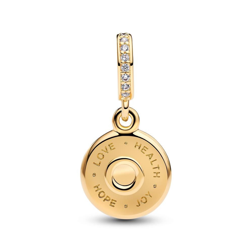 Pandora Charm-Einhänger PANDORA Moments Charm-Anhänger Happy Birthday-Torte, IP Gold