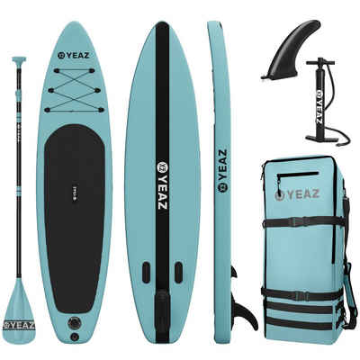 YEAZ Inflatable SUP-Board BAIA - EXOTRACE - SET sup board und kit, Inflatable SUP Board, (Set), inkl. Zubehör wie Paddel, Handpumpe und Rucksack