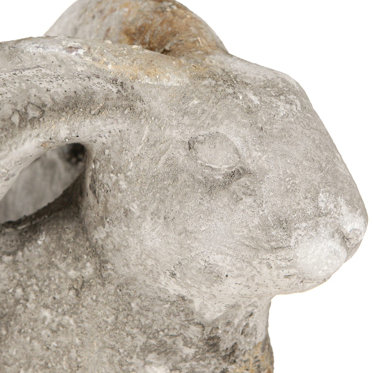 Florists Products Osterhase Beton Hase Blumentopf Antik Grau Vintage Deko Ostern