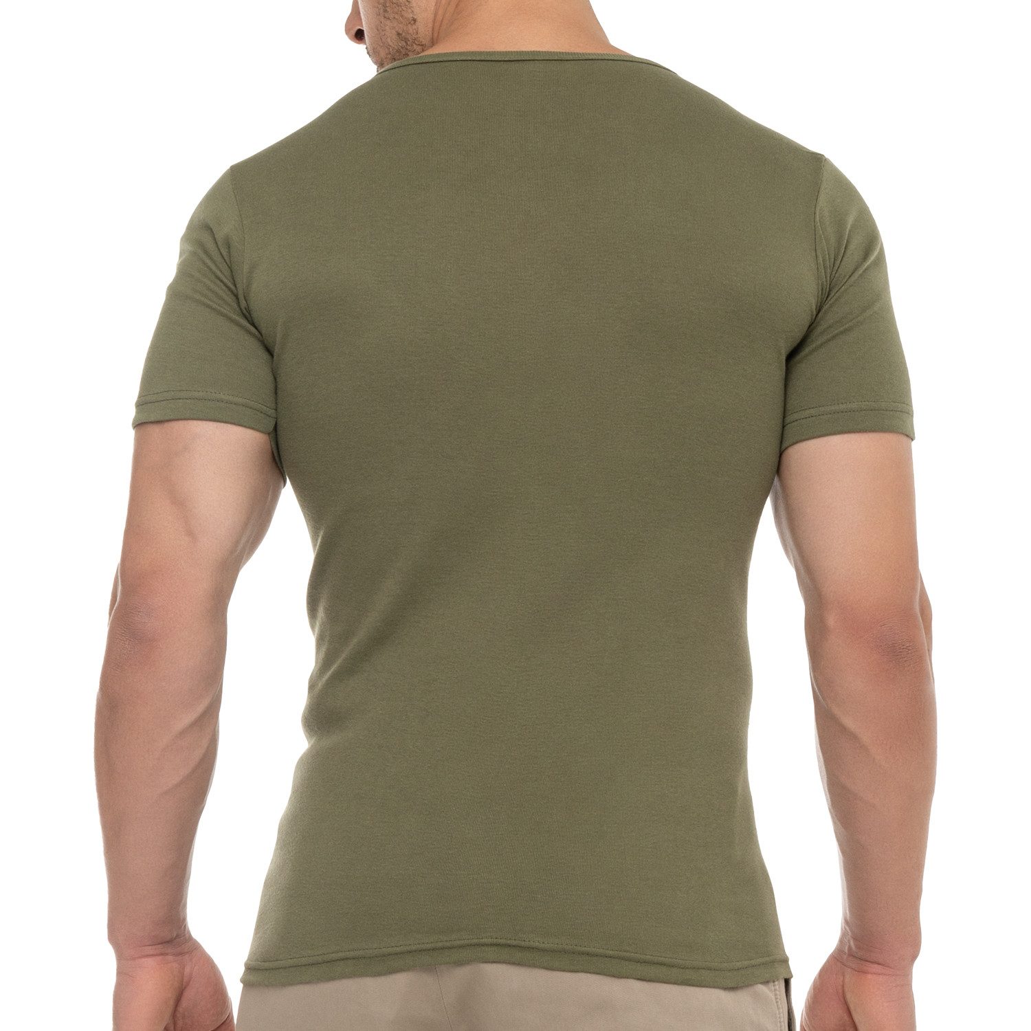 celodoro Kurzarmshirt Herren Business T-Shirt V-Neck günstig online kaufen