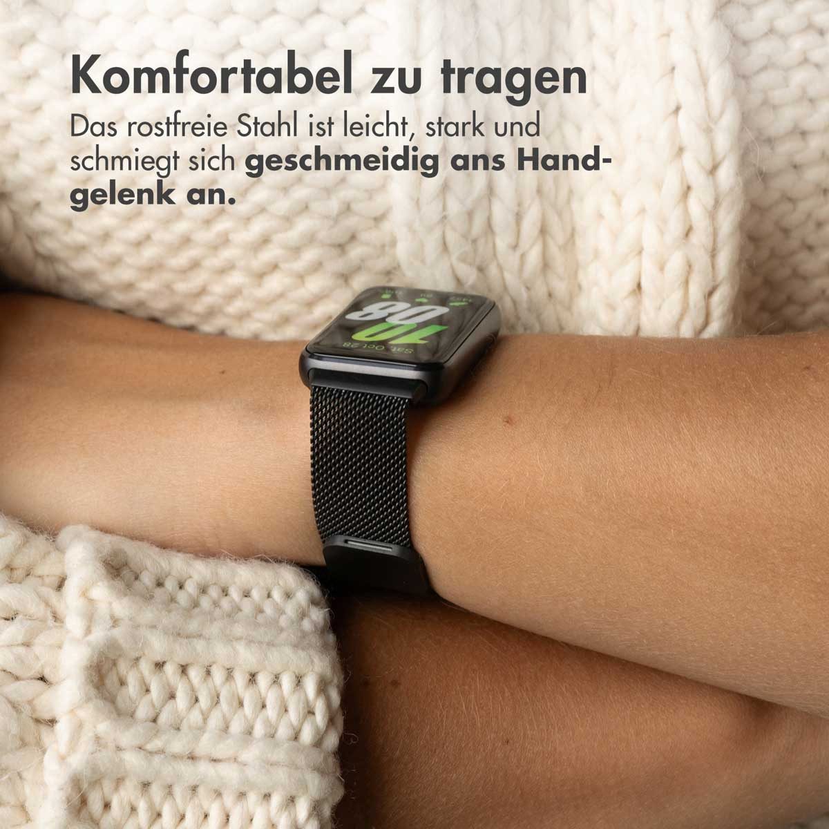 imoshion Smartwatch-Armband imoshion Magnetisches Milanaise Armband für das Samsung Galaxy Fit 3 – Bild 4 von 5