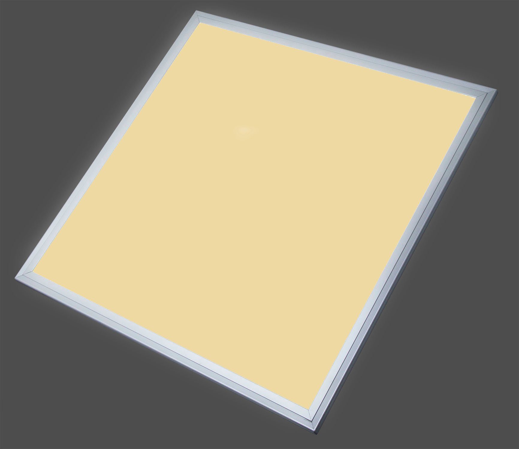 TRANGO LED Panel, 3000PL LED Deckenpanel 40 Watt 3000K warmweiß *LEO* 62x62cm 3200 Lumen - Büroleuchte, Deckenlampe, Deckenleuchte, Rasterleuchte, Einbau-Deckenleuchte, warmweiß, Einlegeleuchte, Büro-Deckenpanel