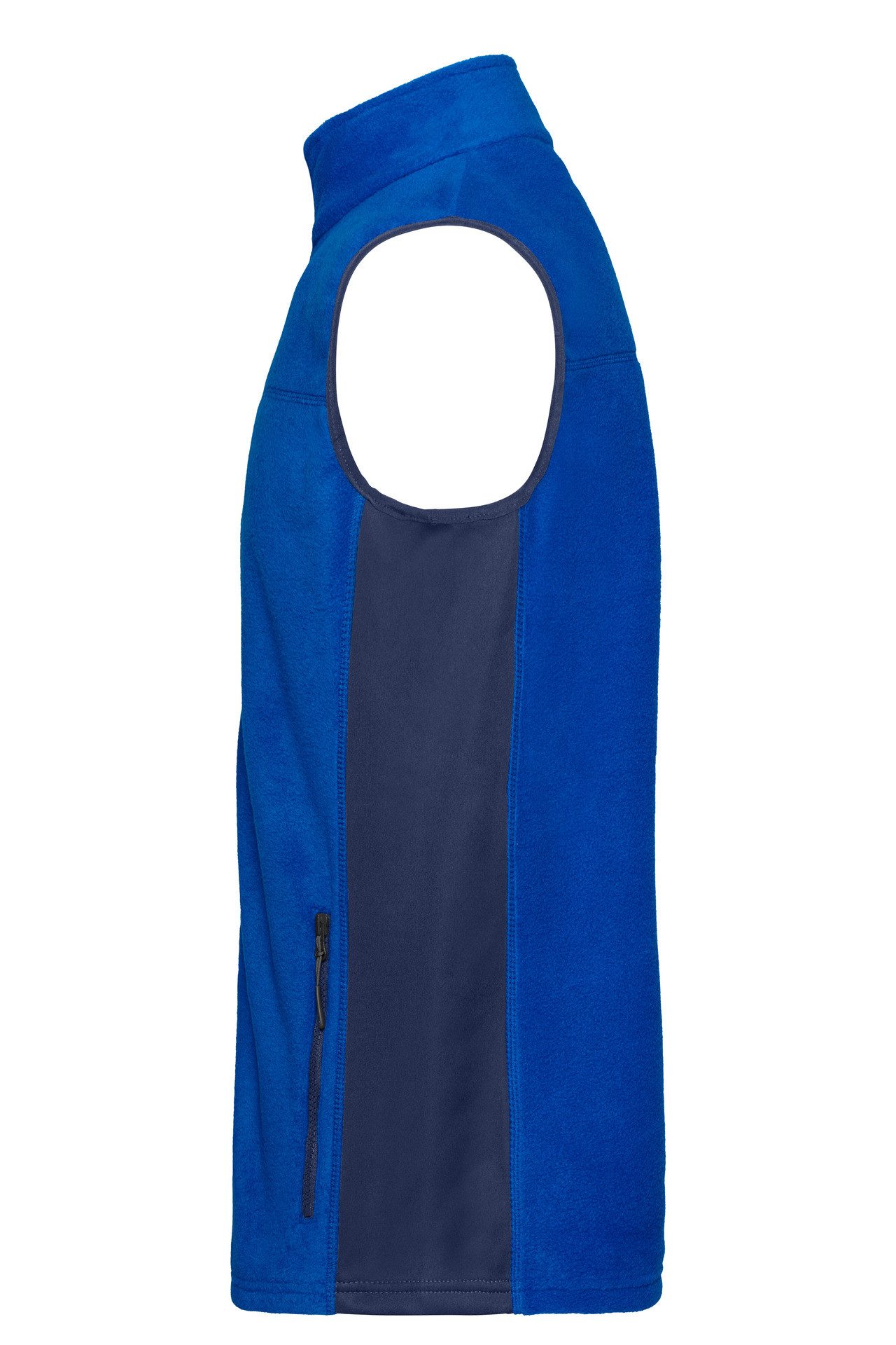 James & Nicholson Fleeceweste Strapazierfähige Herren Fleeceweste im Materialmix JN856 mit flexiblen Softshell-Einsätzen – Bild 3 von 5