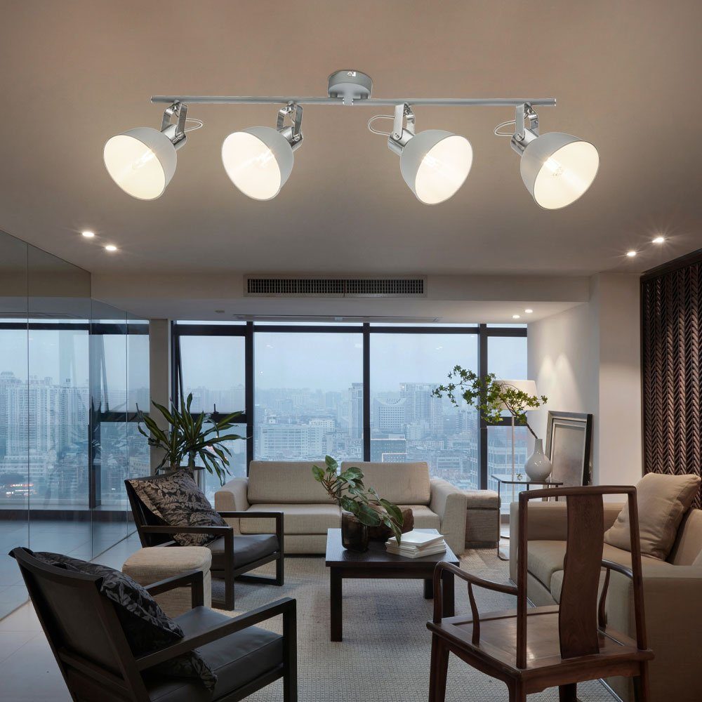 Spot etc-shop LED inklusive, Schiene Decken Beleuchtung nicht Lampe Wohnraum Deckenleuchte, Leuchtmittel Licht Balken