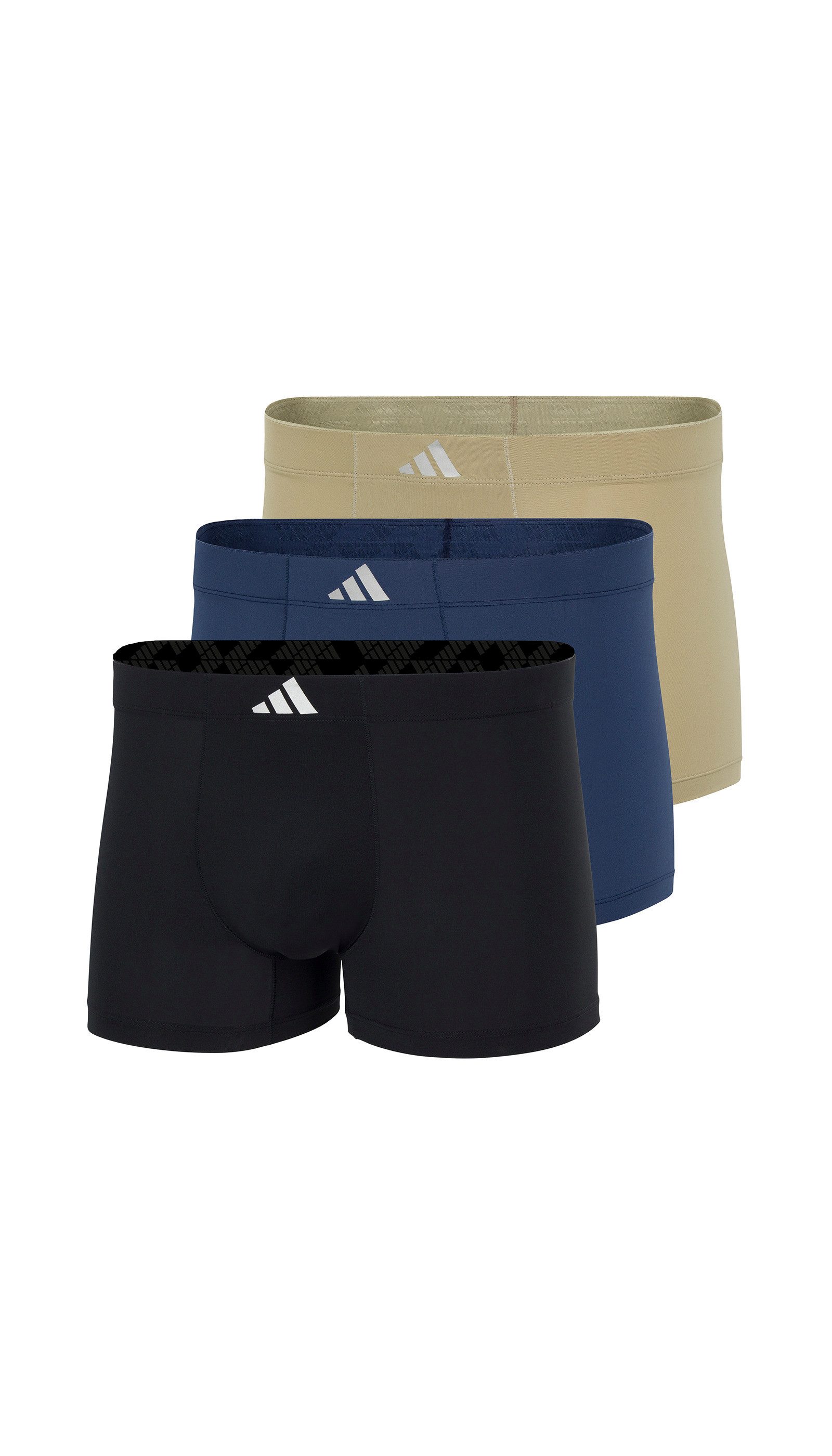 adidas Sportswear Trunk Active Micro Tech (3er Pack) ohne Eingriff, weiche Nähte, elastisch, Microfaser, Single Jersey