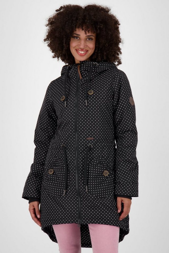 Alife & Kickin Winterjacke KarlottiAK A Jacket Damen Winterjacke,  gefütterte Jacke, Figurbetonte, warm gefütterte, lange Winterjacke mit  Kordelzug in der Taille