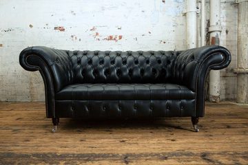 JVmoebel Chesterfield-Sofa, Chesterfield Original Sofa JVMoebel Couch Textil Sofas Couchen Stoff