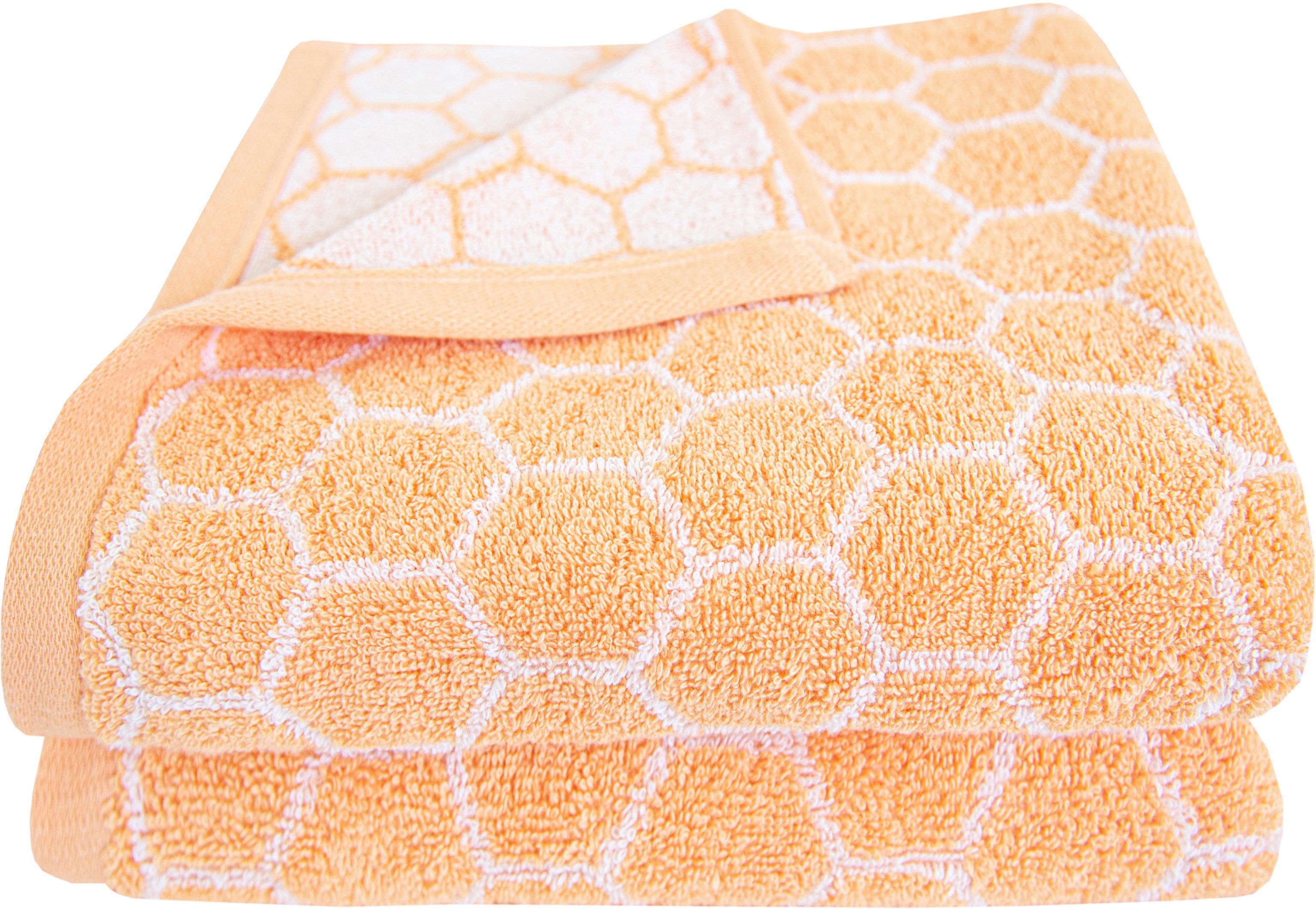 Dyckhoff Handtücher Pure Natural Honey, Frottier (1-St), BIO Baumwolle, GOTS