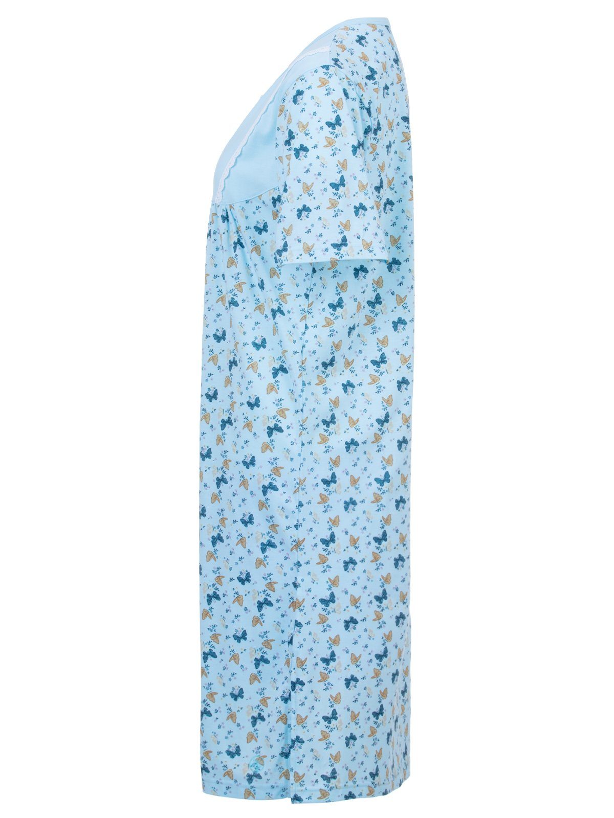 zeitlos Nachthemd Nachthemd Kurzarm - Butterfly günstig online kaufen