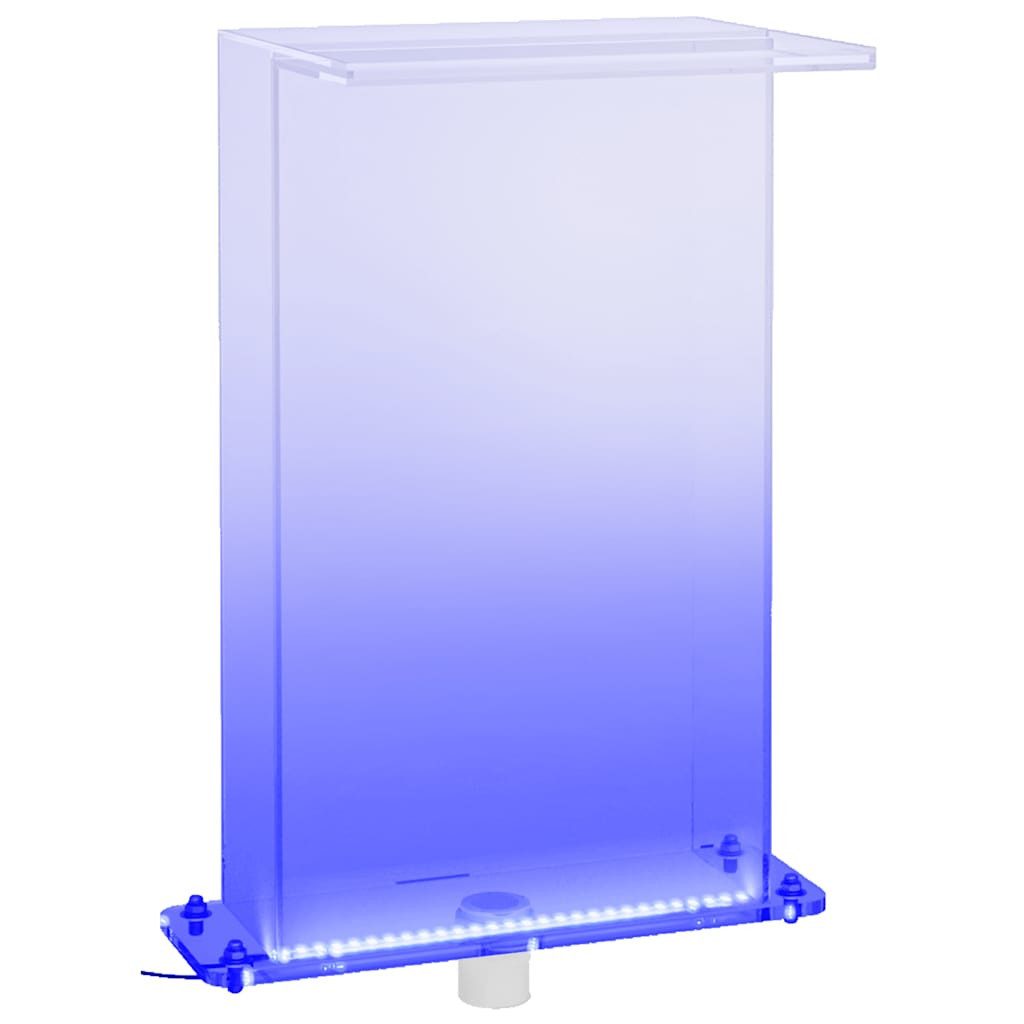 Wasserfall Wasserfall-Element mit RGB-LEDs Acryl 51 cm