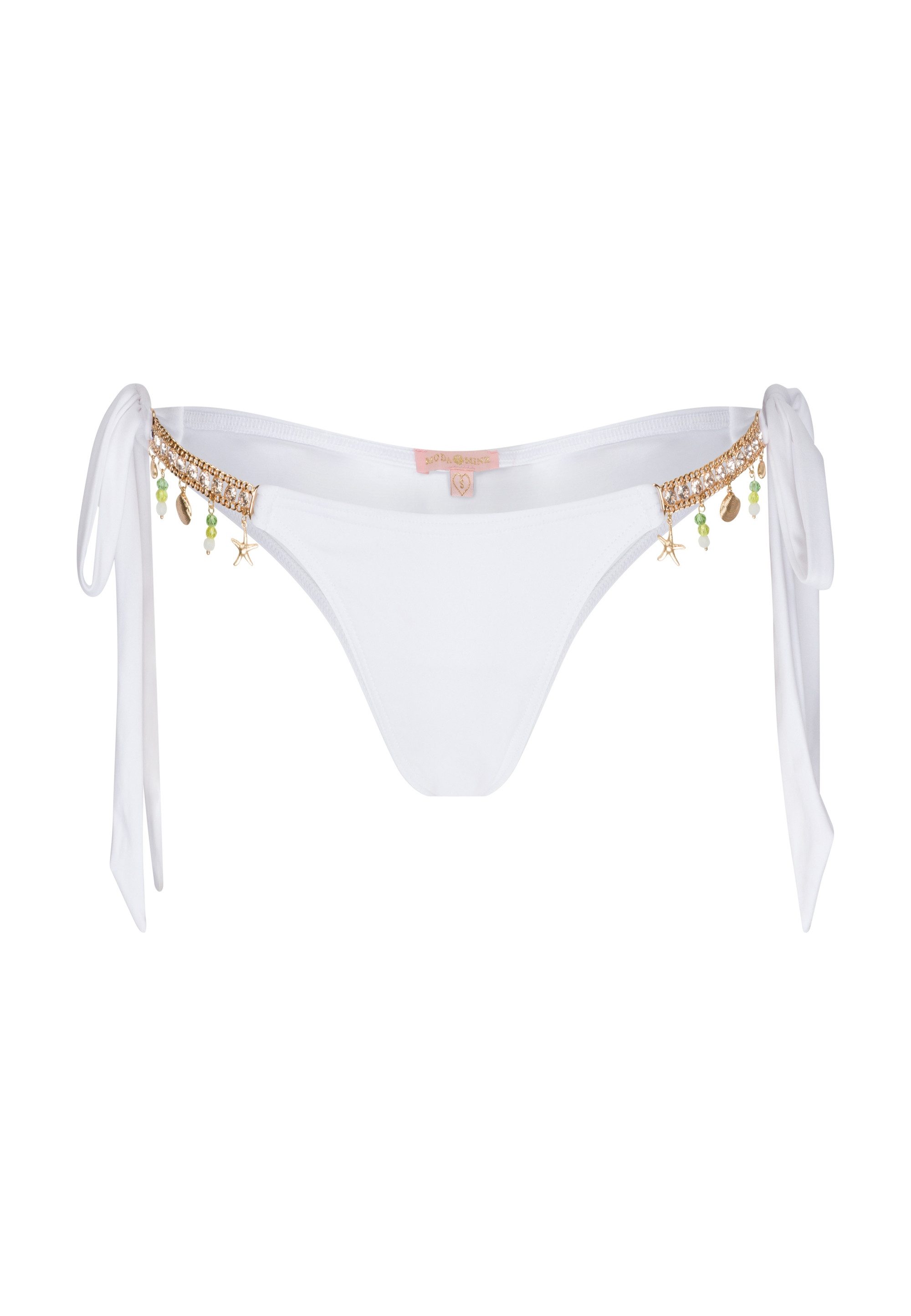 Moda Minx Bikini-Hose Seychelles Tie Side Brazilian (1-St., Panty) mit wunderschönen, kleinen Anhängern – Bild 2 von 5