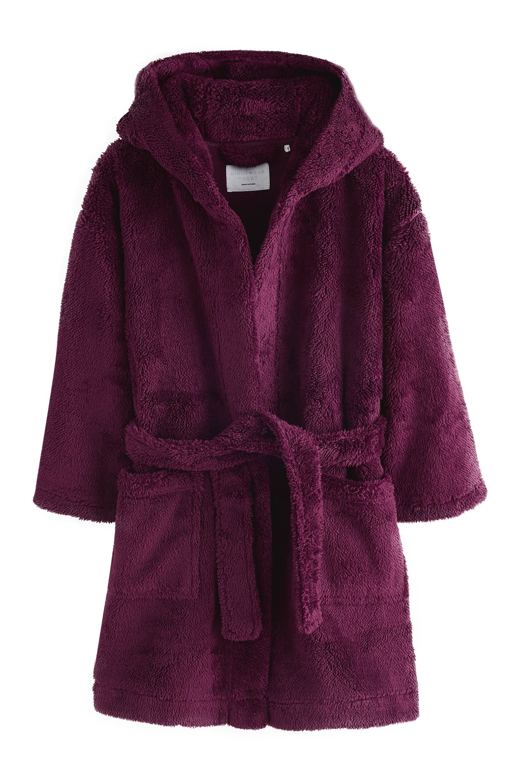 Next Kinderbademantel Morgenmantel aus Fleece, Polyester (recycelt), Polyester
