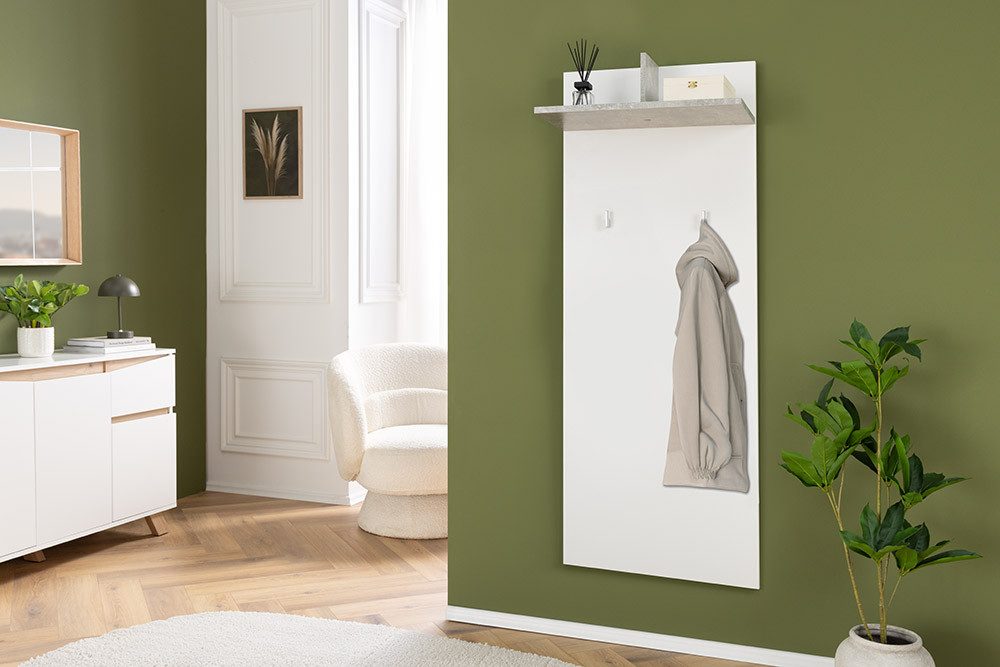 riess-ambiente Wandgarderobe BENNO 140 cm weiß – günstig online kaufen