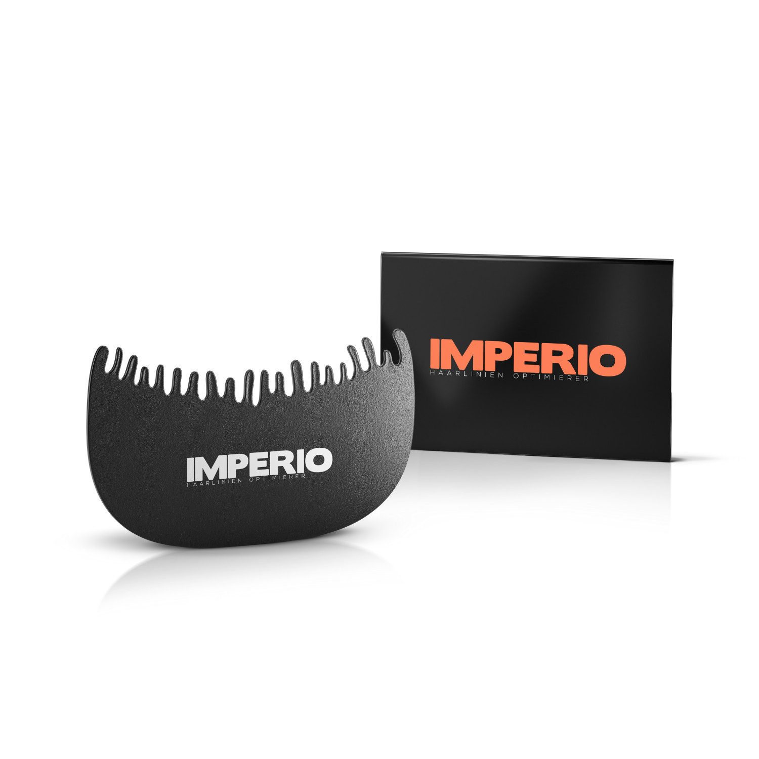 IMPERIO Haarstyling-Set Haarlinien Optimierer - Schablone für eine saubere Haarlinie & Stirn, 1-tlg.