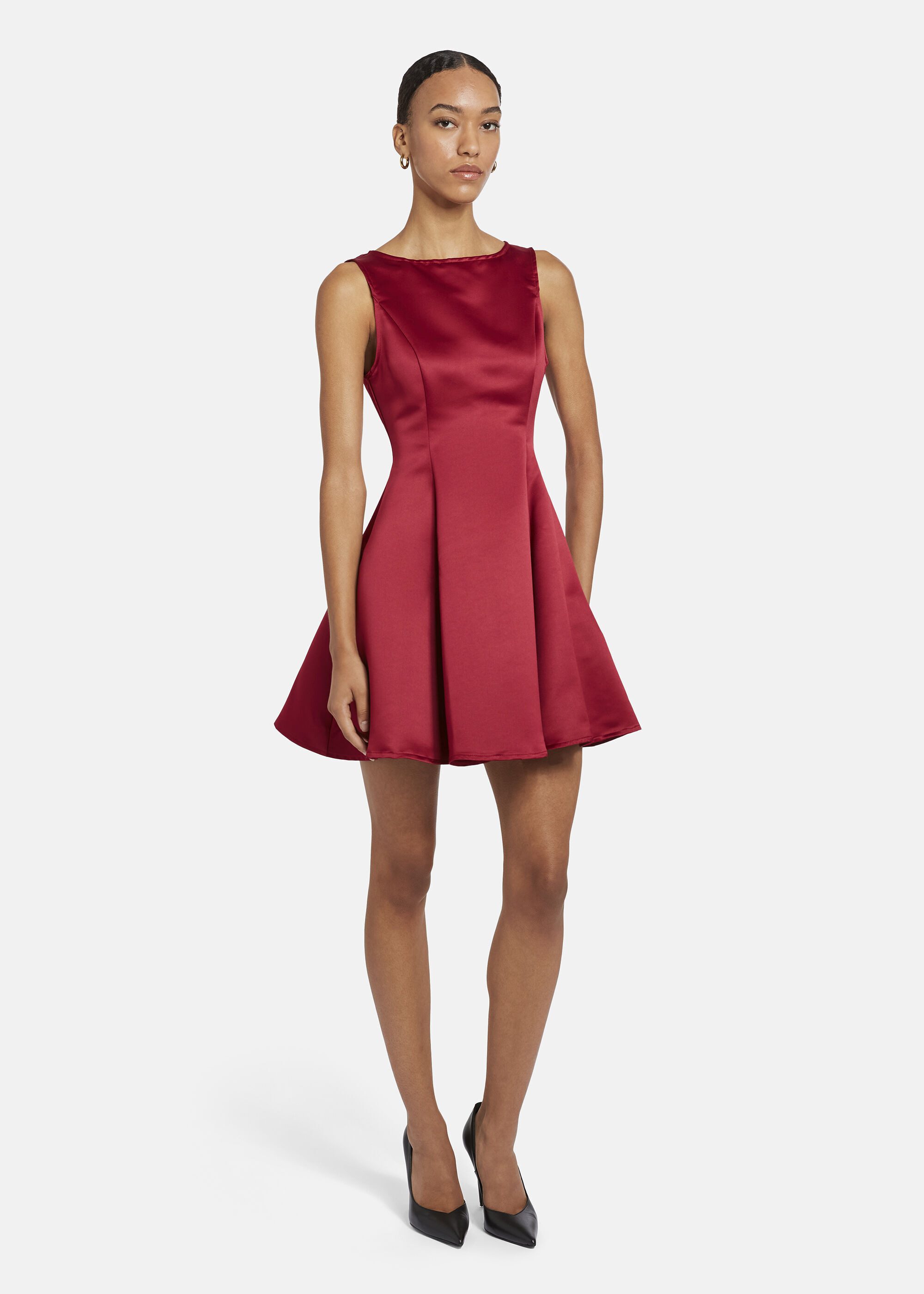 Nicowa Cocktailkleid RASOMI (1-tlg) Satinkleid mit Tellerrock günstig online kaufen