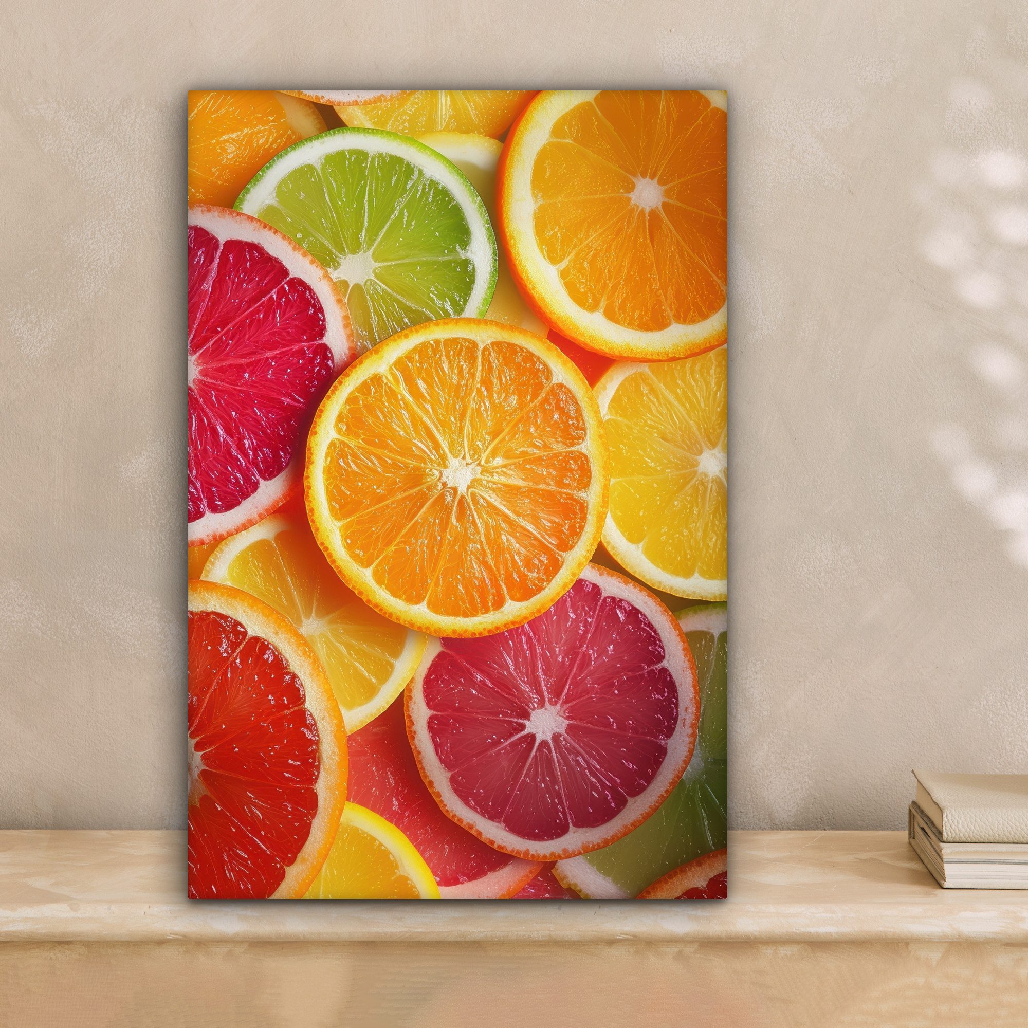 OneMillionCanvasses® Leinwandbild Obst - Bunt - günstig online kaufen