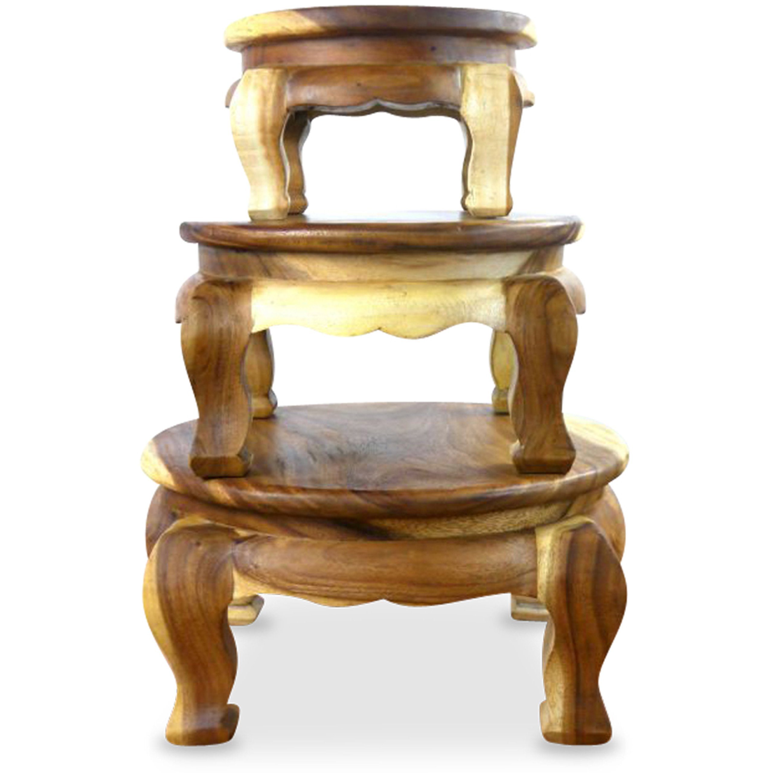 livasia Opiumtisch Opiumtisch rund, Beistelltisch, Nachttisch günstig online kaufen