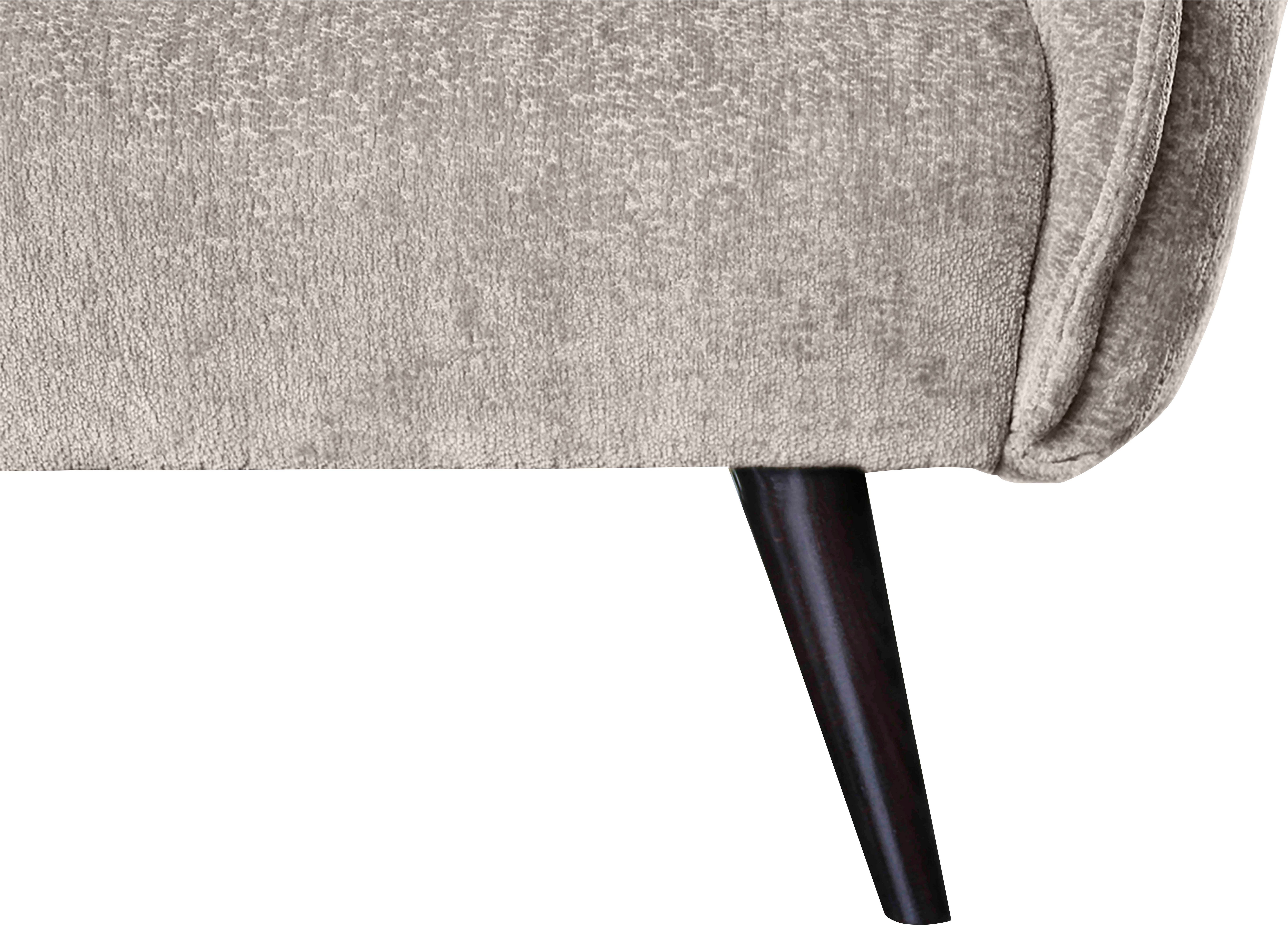 Rückenkissen 3-Sitzer abnehmbaren GEPADE und Alabina, Beige-Grau Reißverschluss Kedernähten mit mit