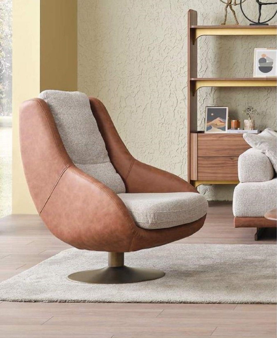 Modern Sofa, in 3+1 (2-St., Sessel), JVmoebel Europe Set Made Nur Design Wohnzimmer-Set Sitzer Sitzer 3 Sofagarnitur Beige + Wohnzimmer