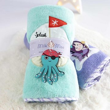 Babydecke Milk&Moo Sailor Octopus Babykuscheldecke Atmungsaktiv ab 0 monate, MILK&MOO