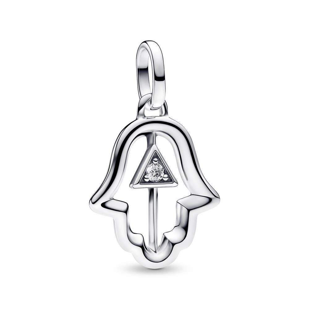 Charm-Einhänger Hand der Fatima Charm-Anhänger, Sterlingsilber, PANDORA ME
