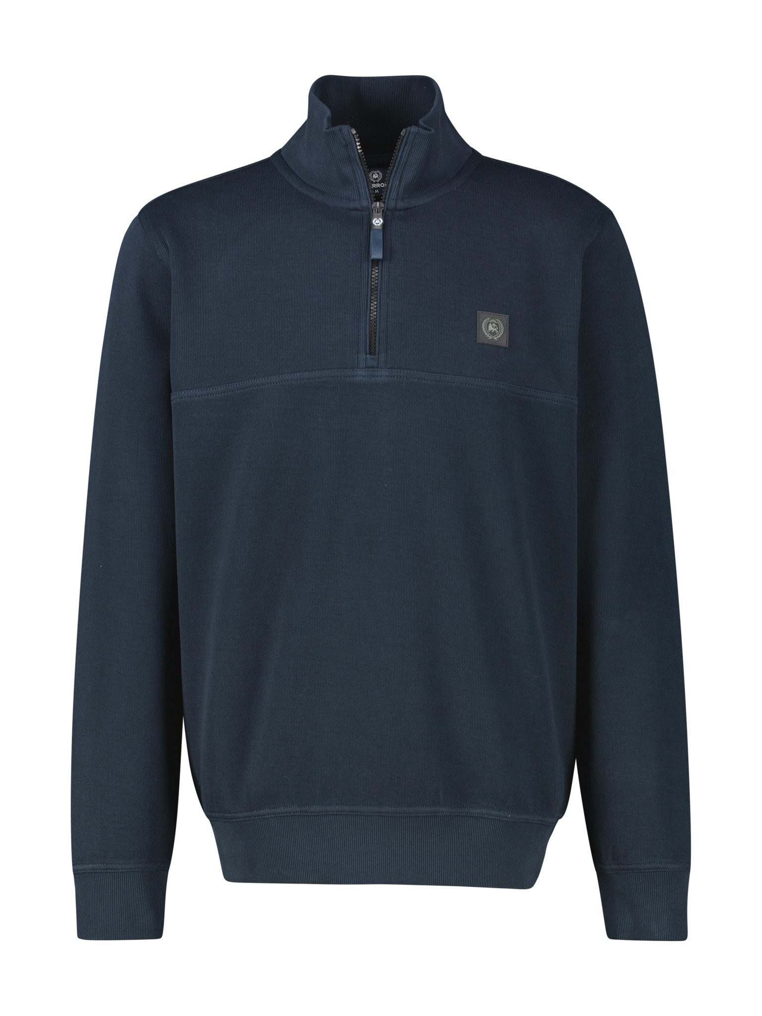 LERROS Sweater mit Troyer-Reißverschluss