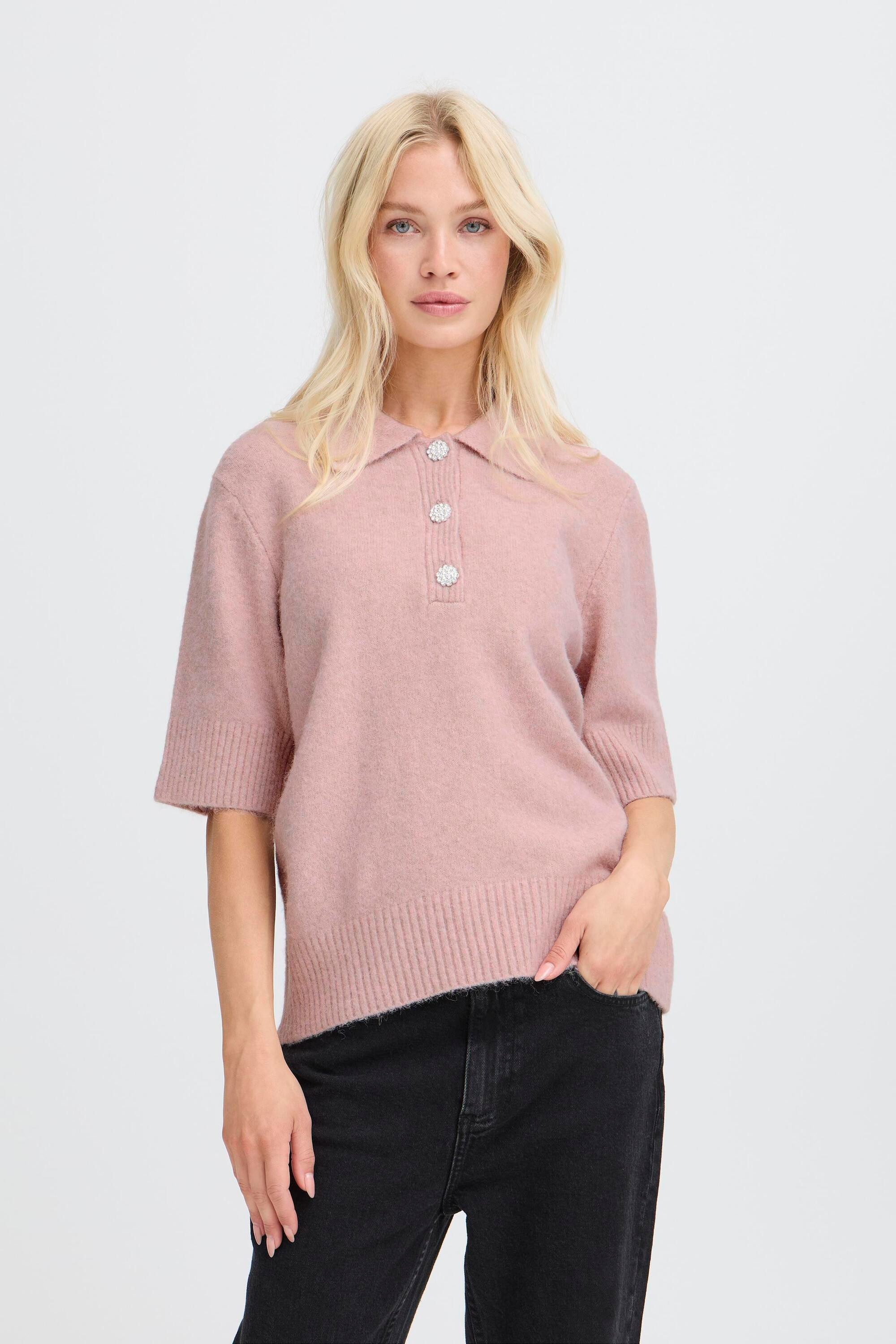 b.young Strickpullover BMMMINNA POLO KNIT JUMPER