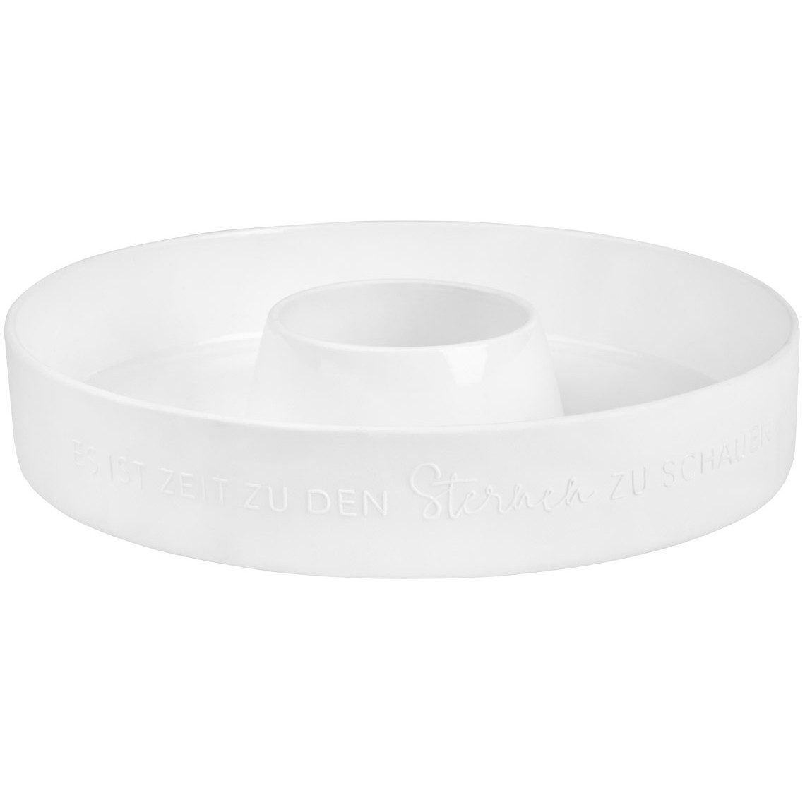 Räder Design Windlicht Räder Living "Nimm dir Zeit zum Träumen" Kranz Schale Porzellan 90131