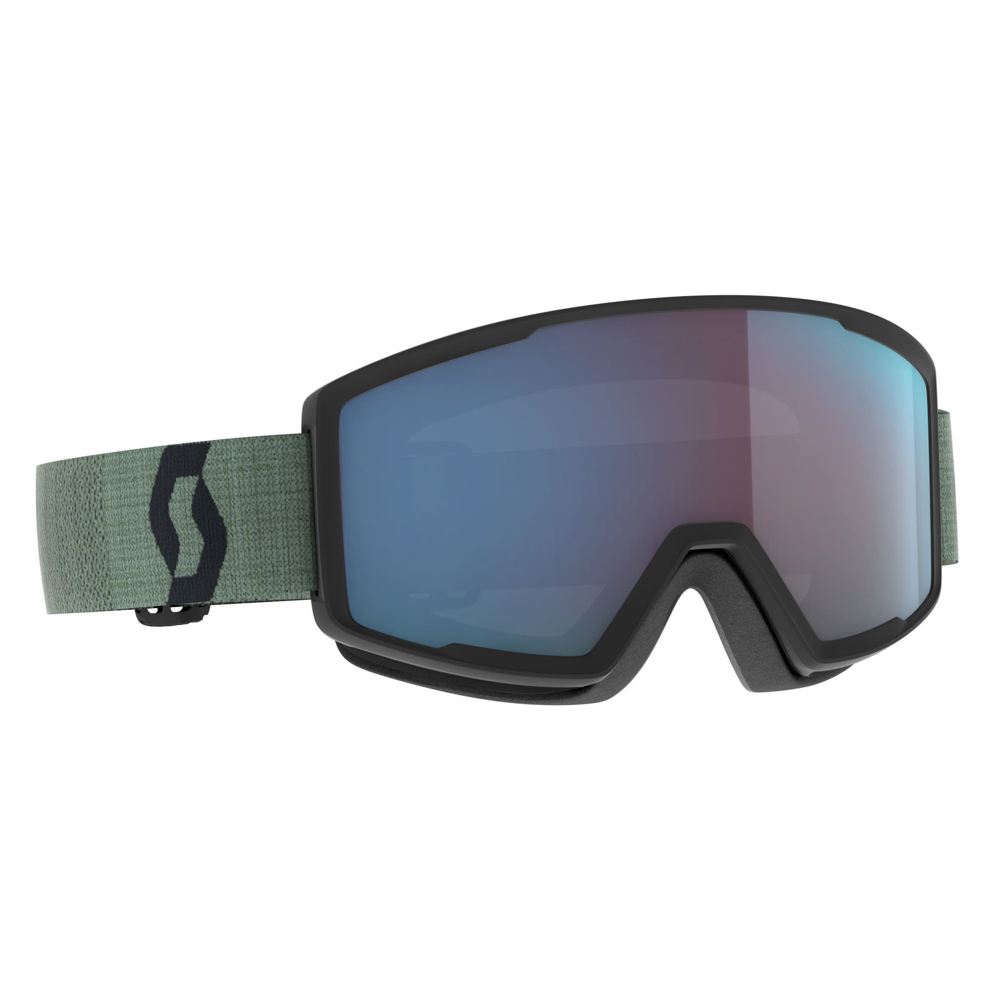 Scott Skibrille Scott Factor Pro Goggle Accessoires Soft Green - Black - Enhancer Blue Chrome