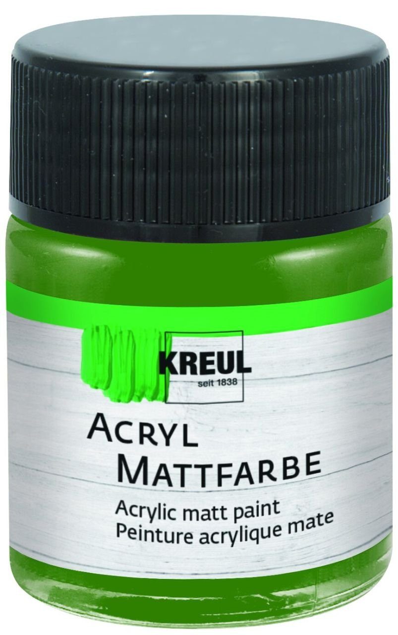 Kreul olivgrün ml 50 Acryl Mattfarbe Künstlerstift Kreul