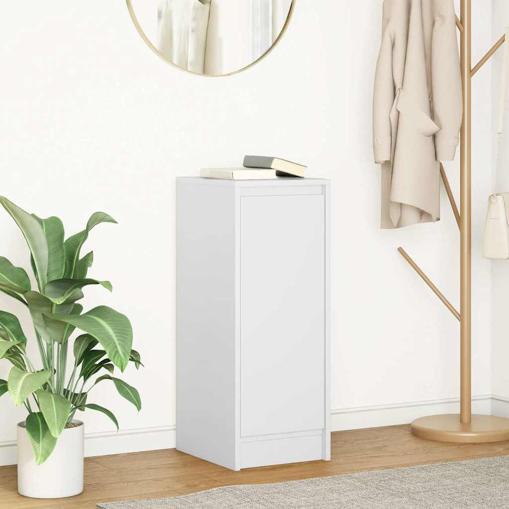 vidaXL Sideboard Sideboard Weiß 29,5x34x76 cm Holzwerkstoff (1 St)