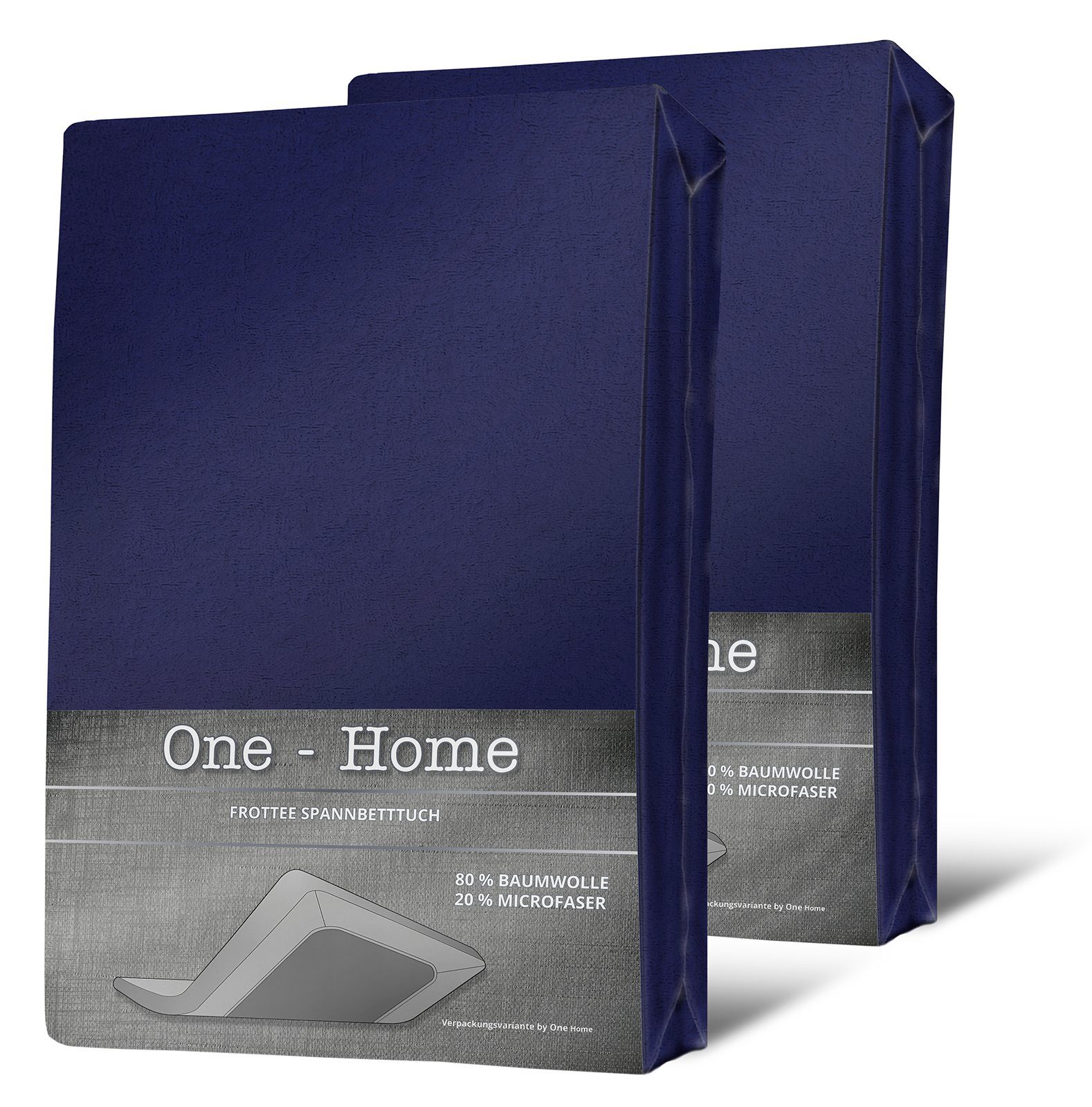 One Home Spannbettlaken Winter, Frottee, Gummizug: rundum, (2 Stück), Doubl günstig online kaufen