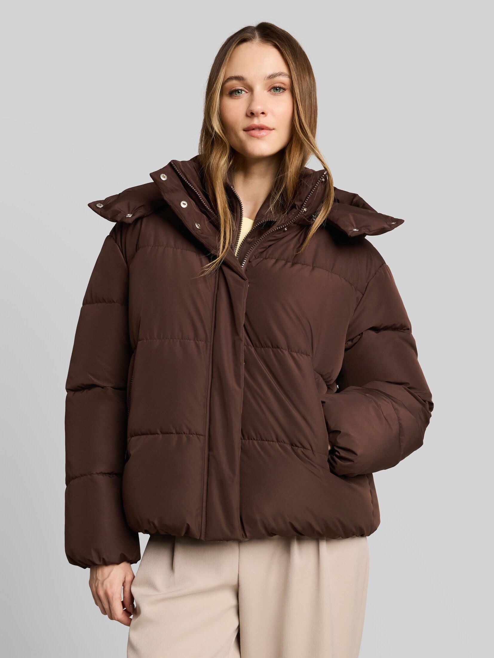 TOM TAILOR Denim Steppjacke Jacken Puffer-Jacke mit abnehmbarer Kapuze