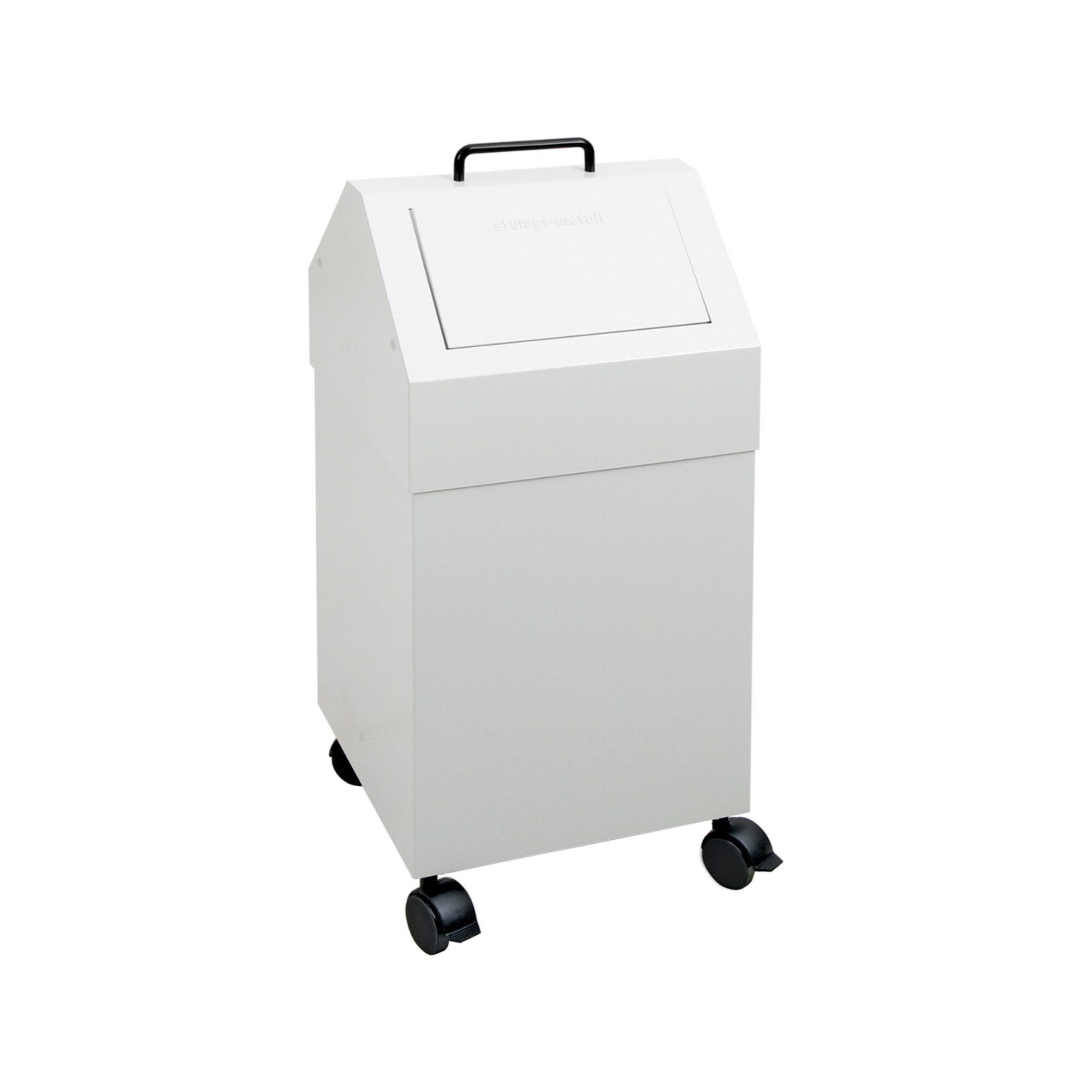 Stumpf Metall GmbH Mülleimer Stumpf Sortsystem 45, fahrbar, RAL 7035/7035, 45 Liter