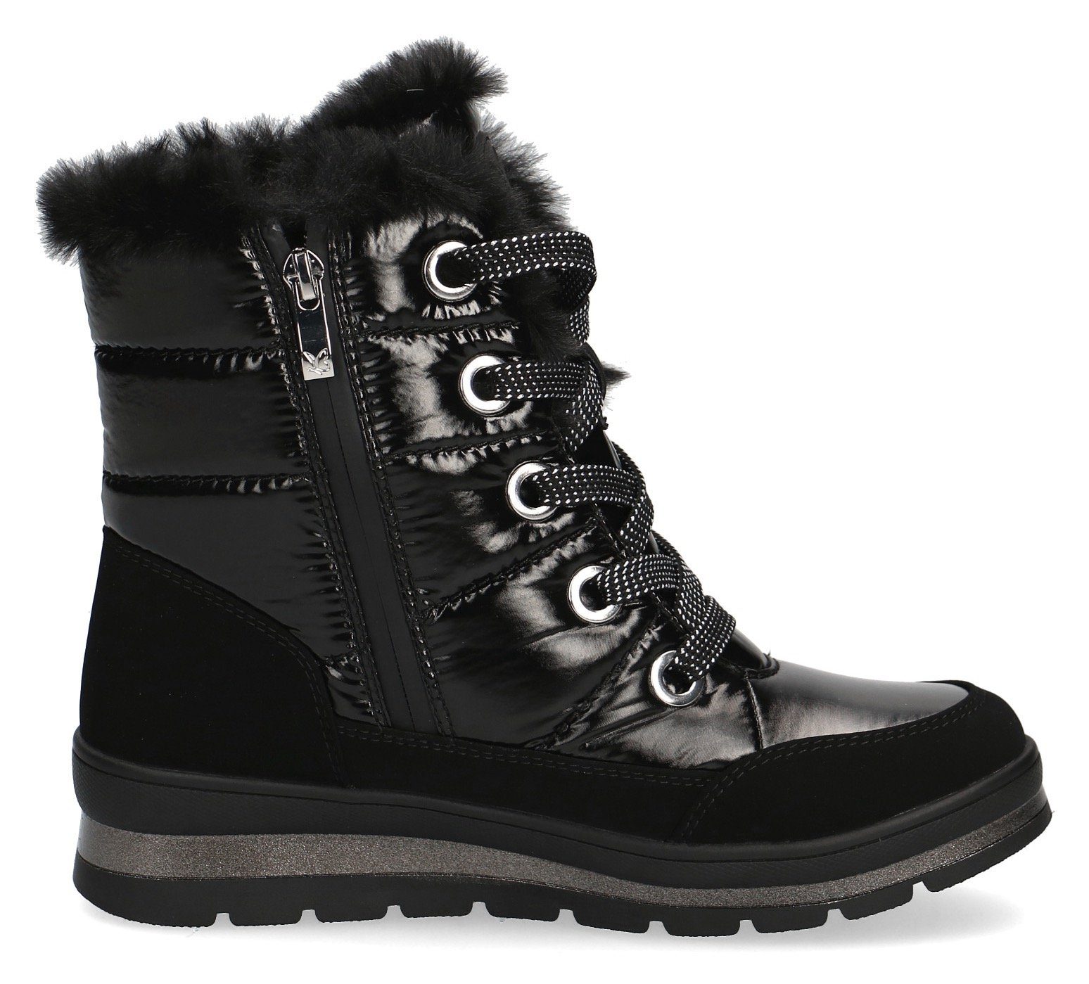 schwarz TEX-Membran Caprice mit wasserabweisender Winterboots