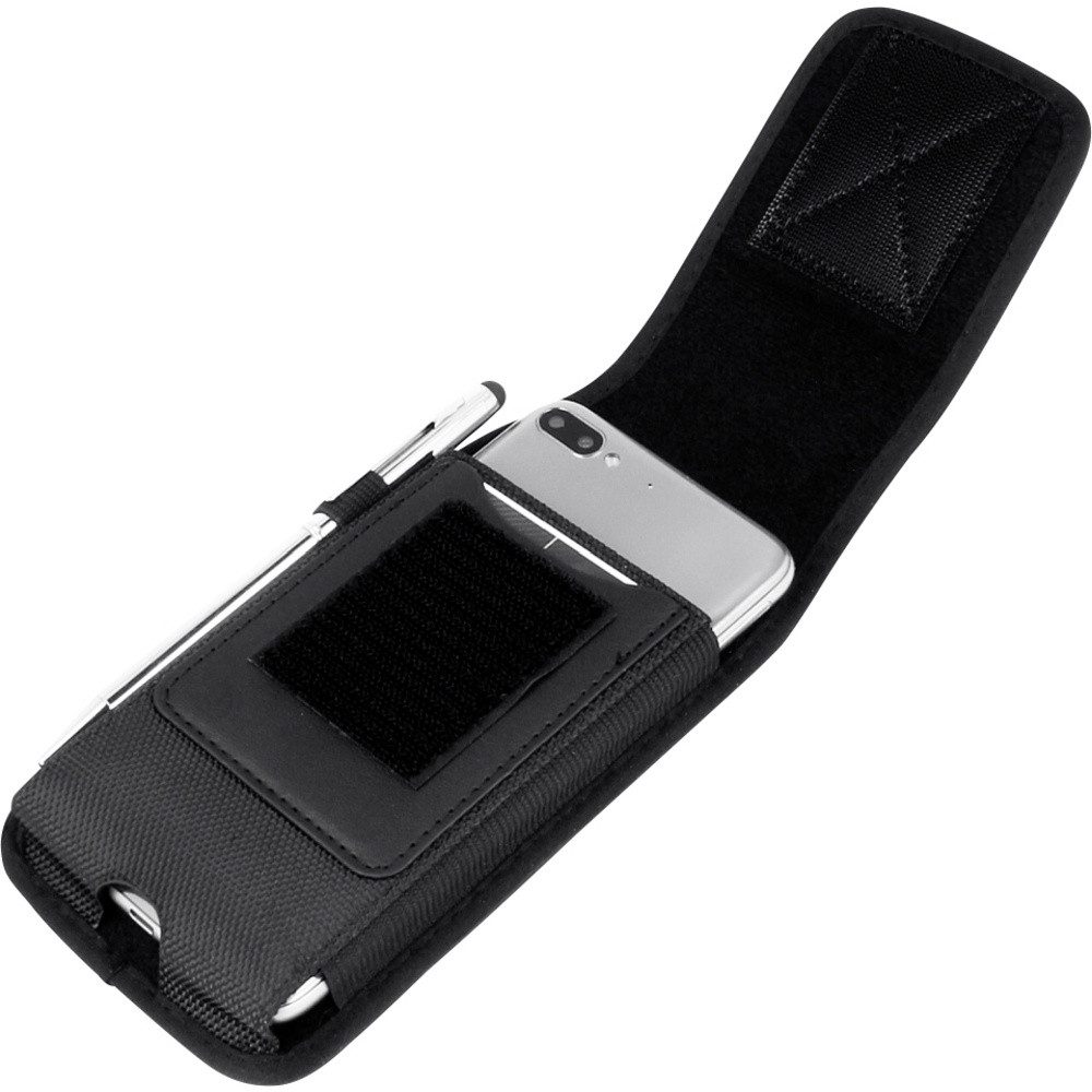 XiRRiX Handyhülle Xirrix Gürteltasche Universal Universal Schwarz MagSafe kompatibel 26