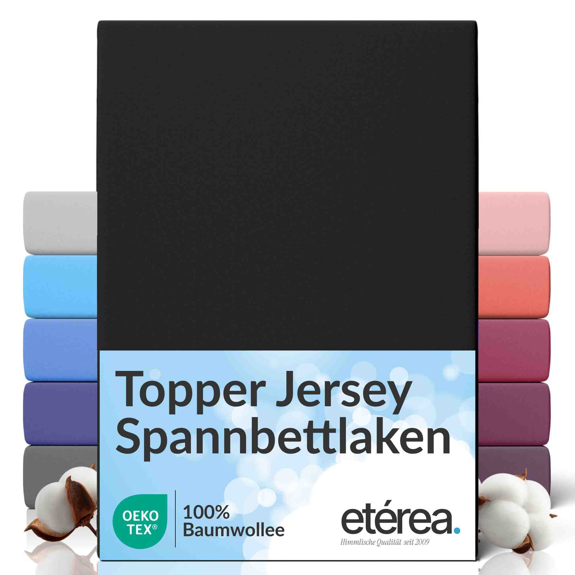 etérea Himmlische Qualität Spannbettlaken etérea Comfort Jersey Topper Spannbettlaken, Jersey, Gummizug: rundum, (1 Stück)