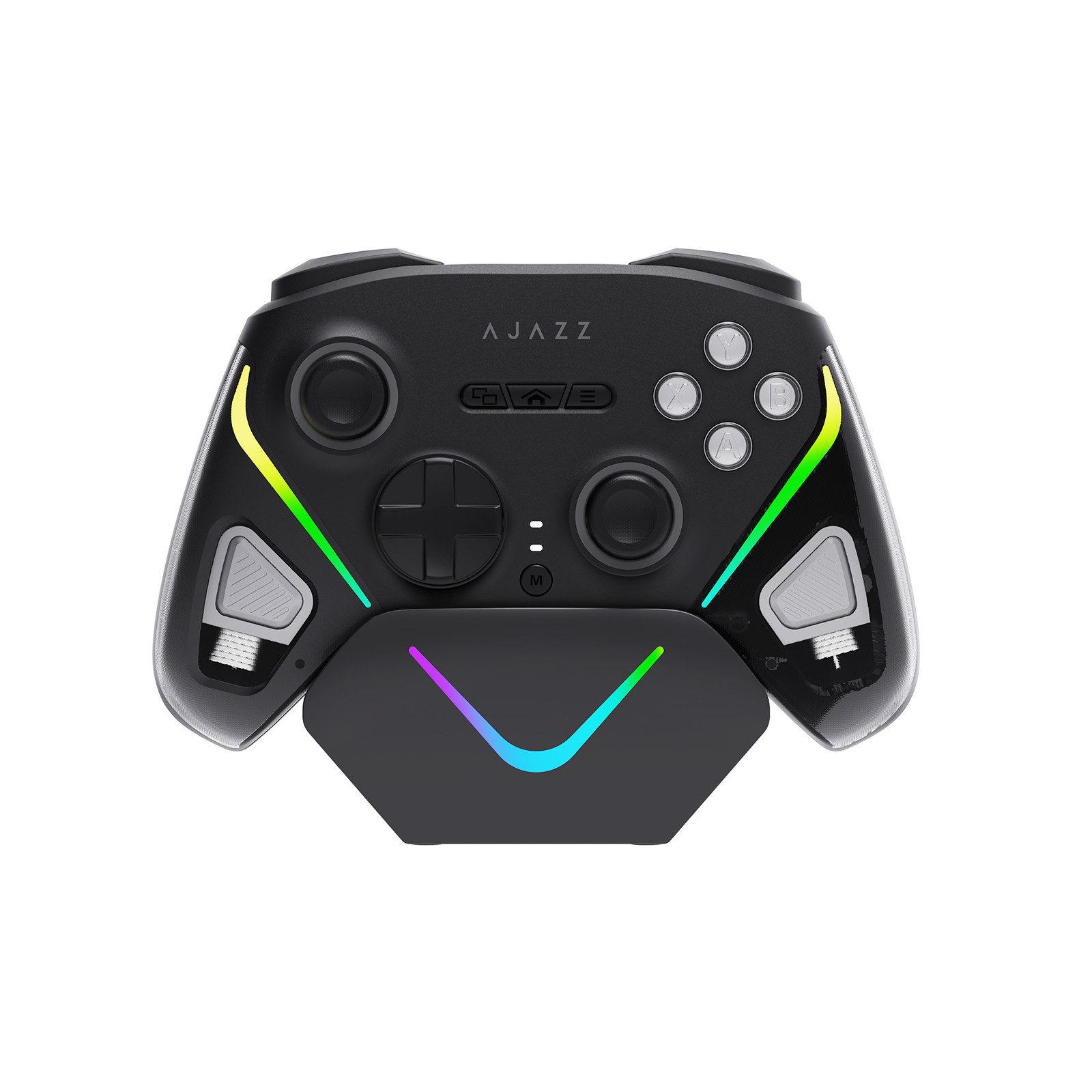 AJAZZ GP100 Gaming Контролери,Switch Контролери (Wireless Gamepad, 1000Hz Polling Rate, Mechanische Tasten, RGB, Kompatibel mit Multi-Plattform)