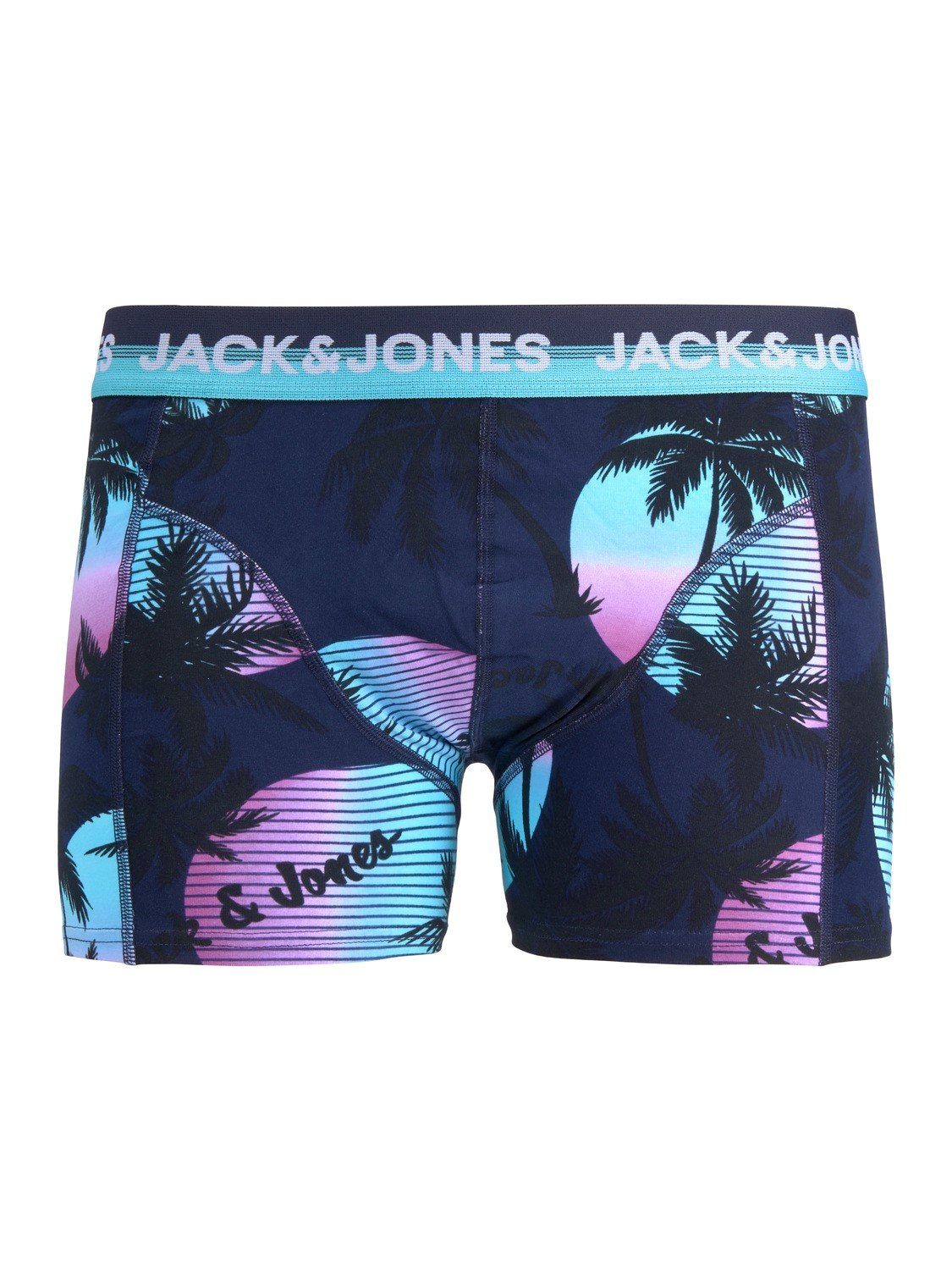 elastische Jacvel Passform (5-St., gute Detail Boxershorts Jack Jones & 7 Baumwollqualität 5er Mix durch Pack)