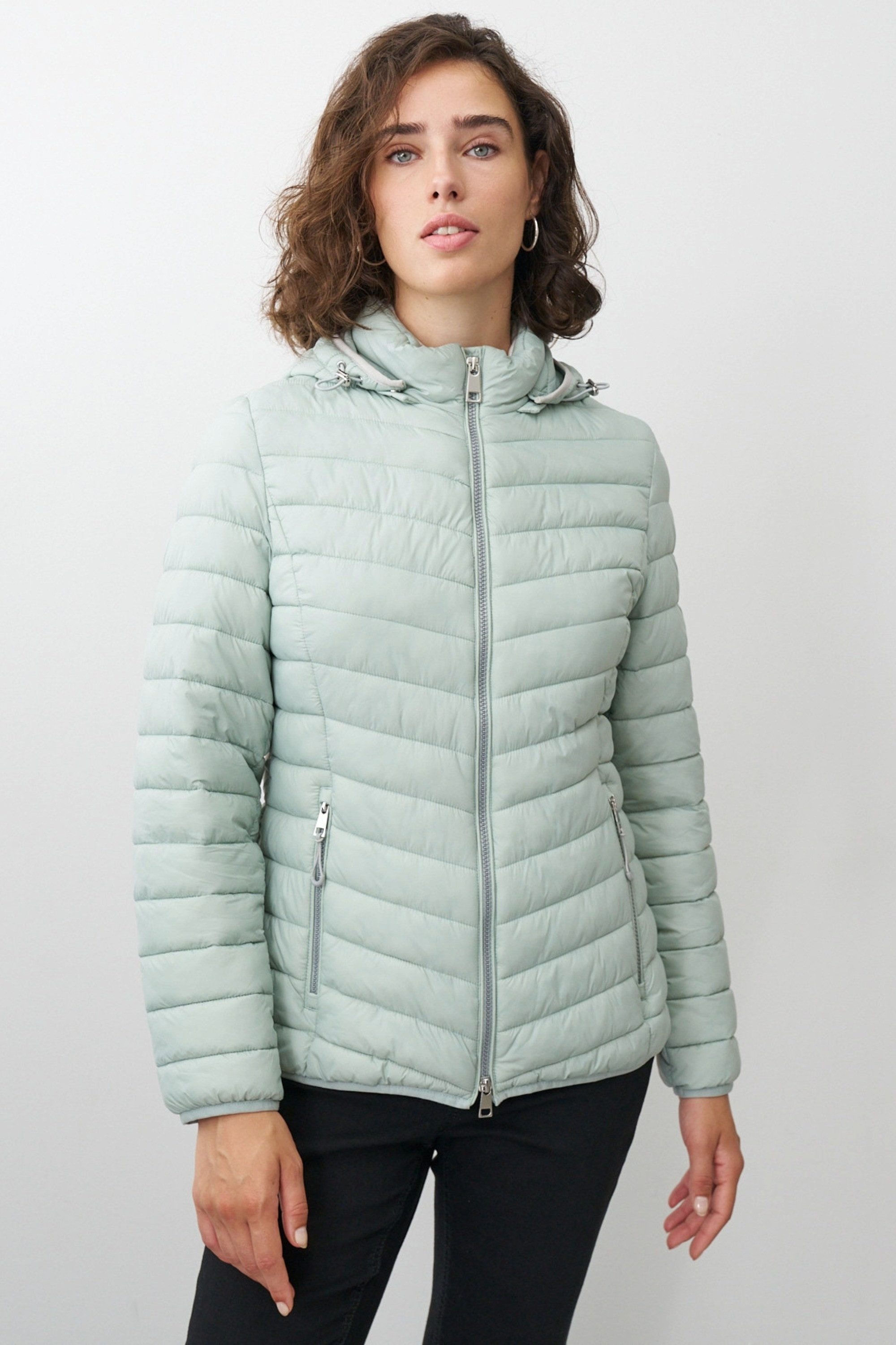 ONUA Steppjacke leichte Übergangsjacke o. Frühlingsjacke Damen mit abnehmbarer Kapuze