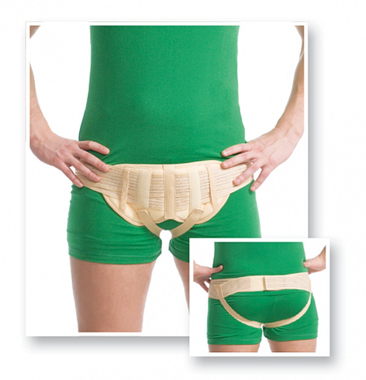 MedTex Bauch- und Rückenstützgürtel Bandage Bruch unifizierte Gurt Bauch Stützung MT5011 Gr.XS/S-80-97cm, Stützung