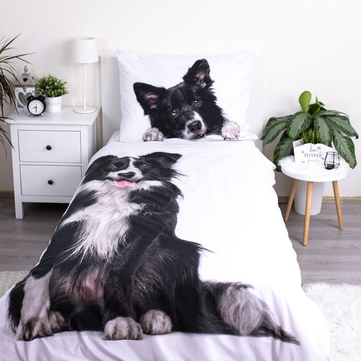 Jerry Fabrics Bettwäsche Border Collie Bettwäsche Hunde Tiermotive Bester F günstig online kaufen