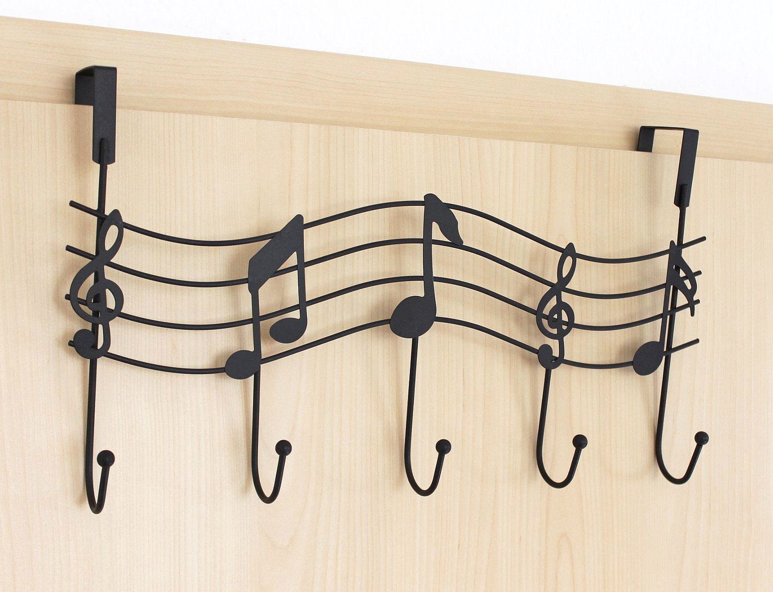 DanDiBo Türgarderobe Melody 131019 Schwarz Türhaken 42 cm Garderobe Kleider günstig online kaufen