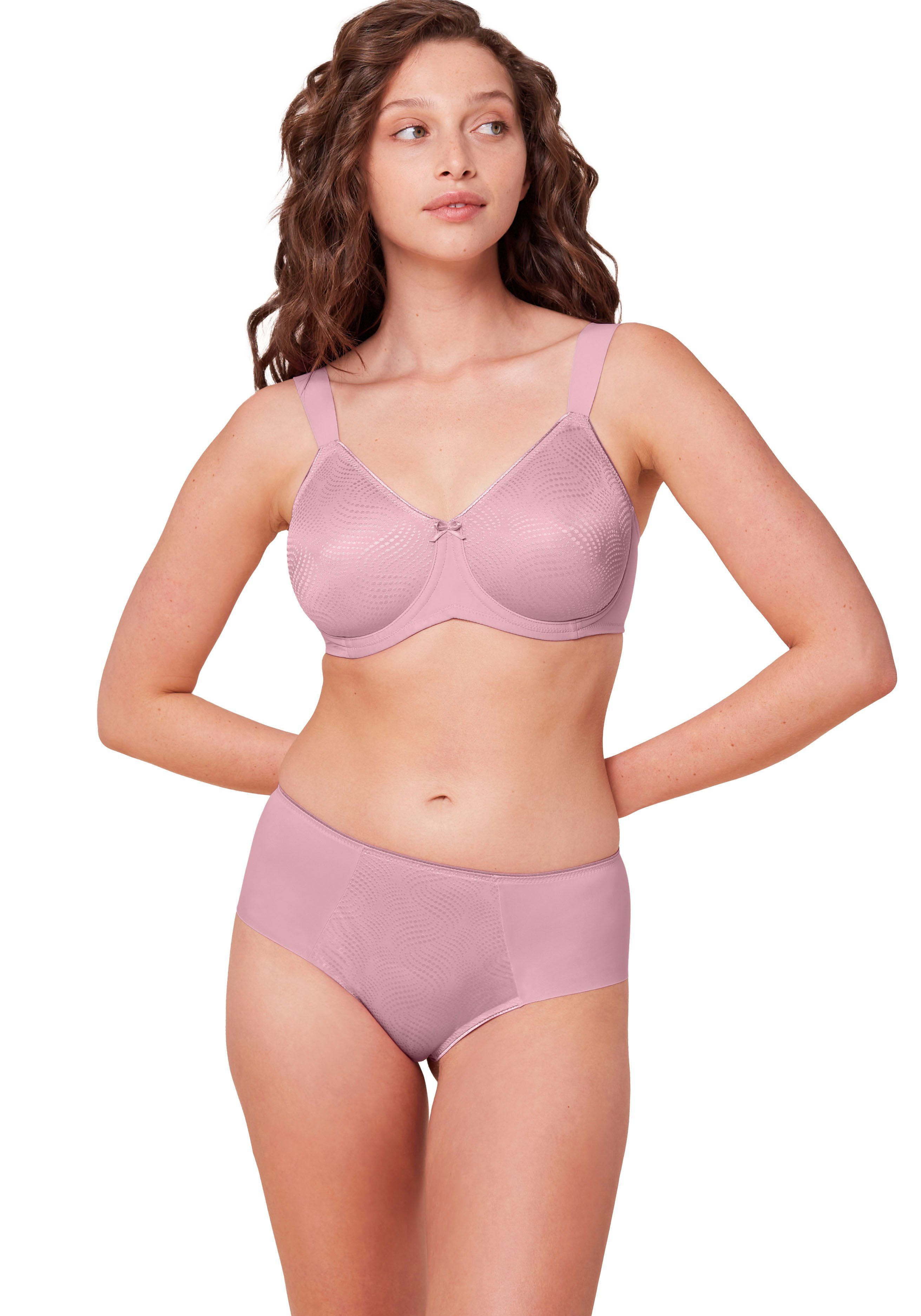 Triumph Minimizer-BH Essential Minimizer Cup C-G, Bügel-BH mit modernem Jacquardmuster ORCHID