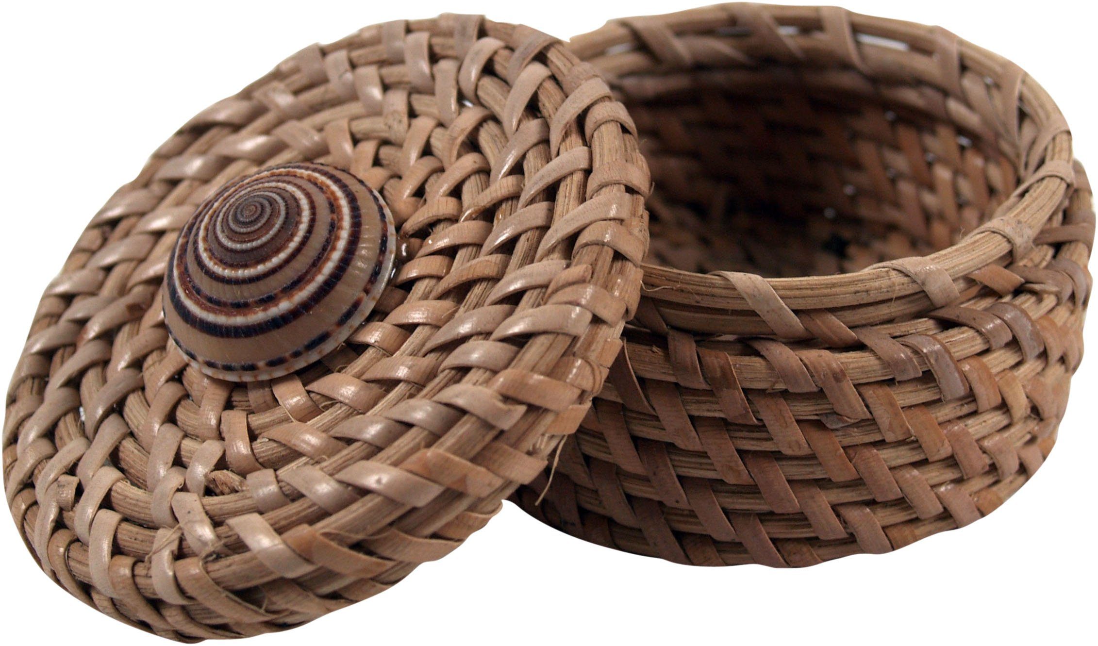Guru-Shop Aufbewahrungsdose Exotische Bastdose, Schatulle, Schmuck.. günstig online kaufen