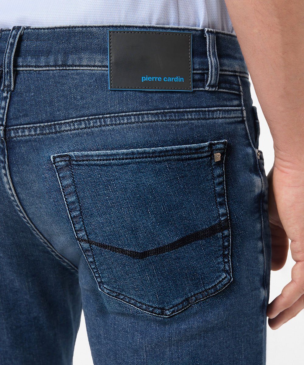 Pierre Cardin 5-Pocket-Jeans Lyon Denim Blue Stone Dark Tapered Futureflex Used