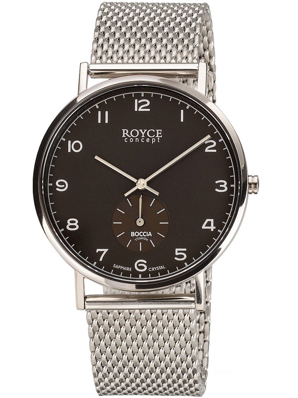 Boccia Quarzuhr Boccia 3642-02 Royce Herrenuhr Titanium 39mm 3ATM Boccia 3642-02 Royce Herrenuhr Titanium 39mm 3ATM