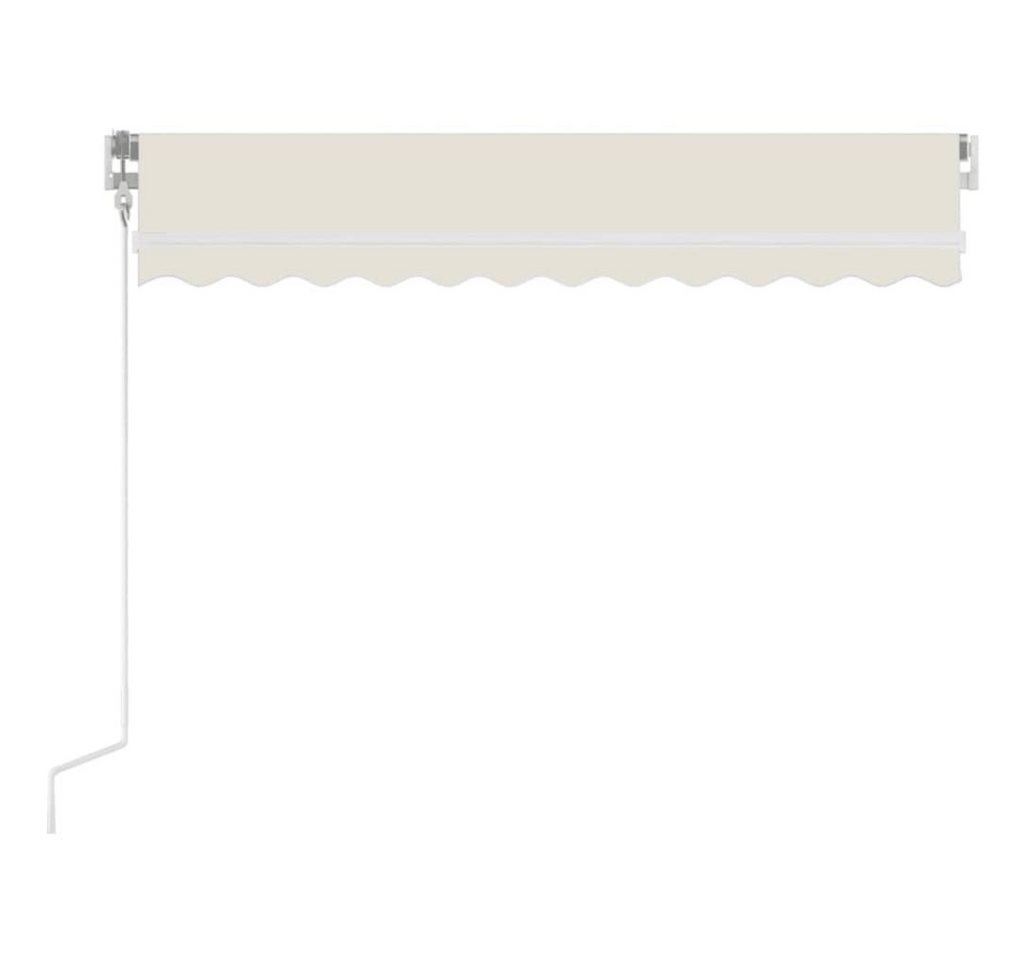 Thumbnail - vidaXL Markise Markise Manuell Einziehbar 350x250 cm Creme (1-St)