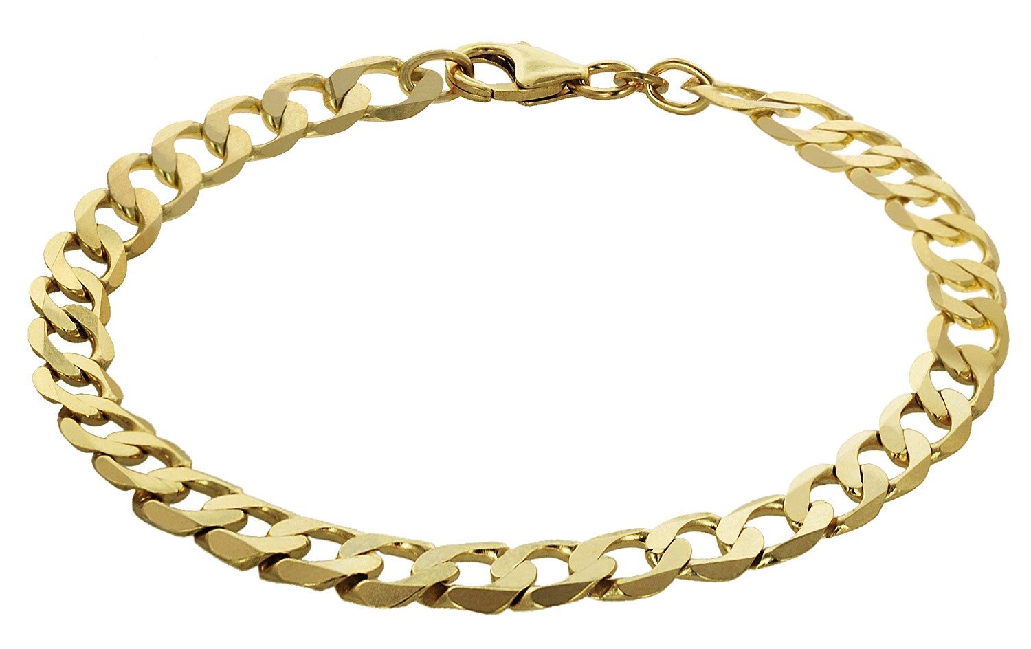 trendor Gliederarmband 333 Gold Panzerkette Breite 7 mm günstig online kaufen